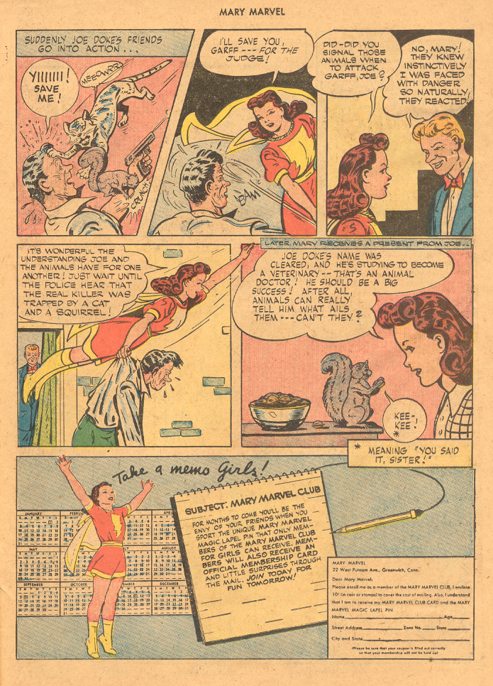 Read online Mary Marvel comic -  Issue #10 - 11