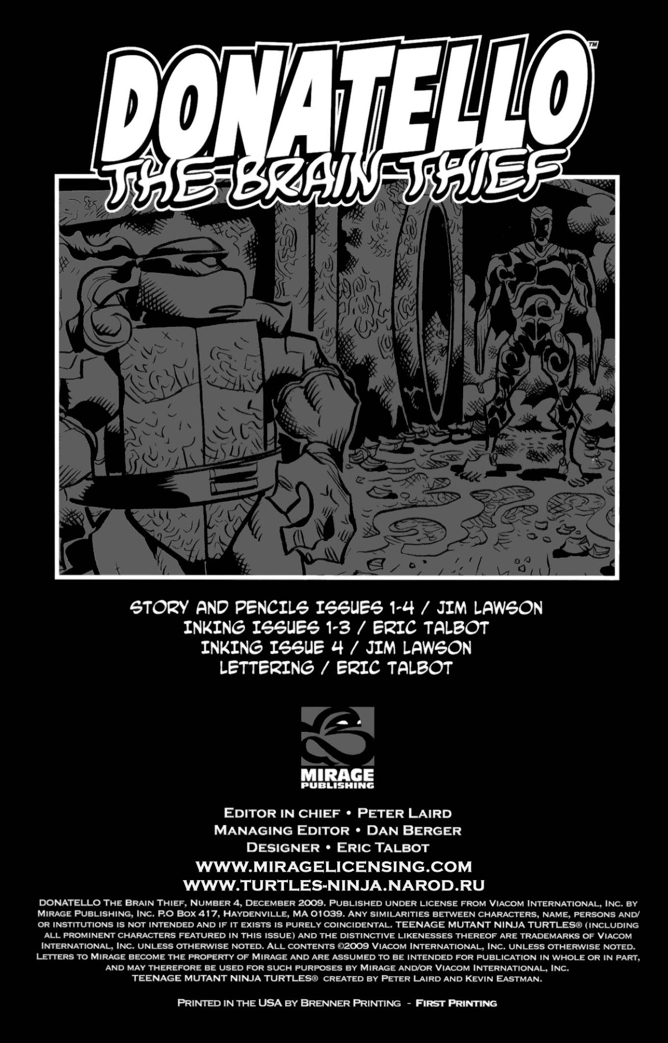 Read online Donatello The Brain Thief comic -  Issue #4 - 2