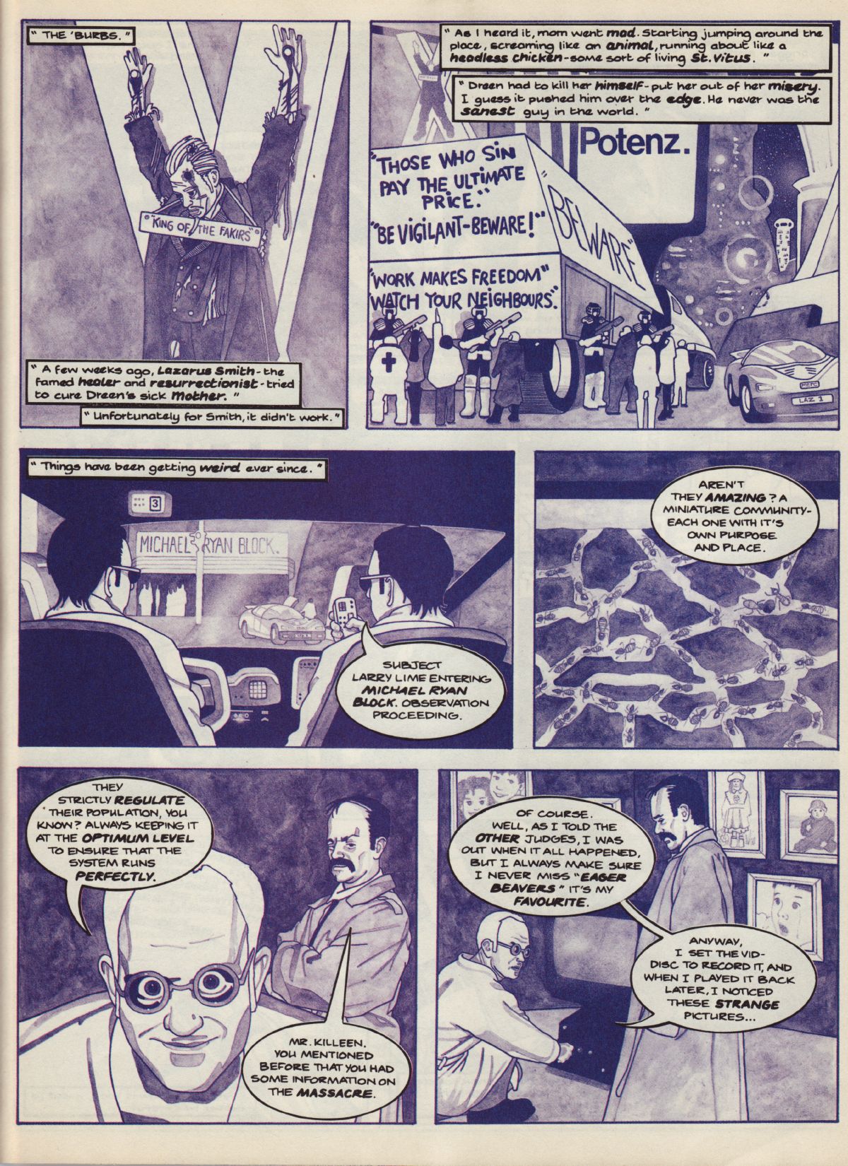 Read online Judge Dredd Megazine (vol. 3) comic -  Issue #1 - 16