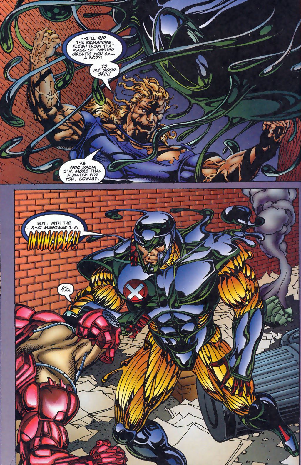 Read online X-O Manowar (1992) comic -  Issue #66 - 7