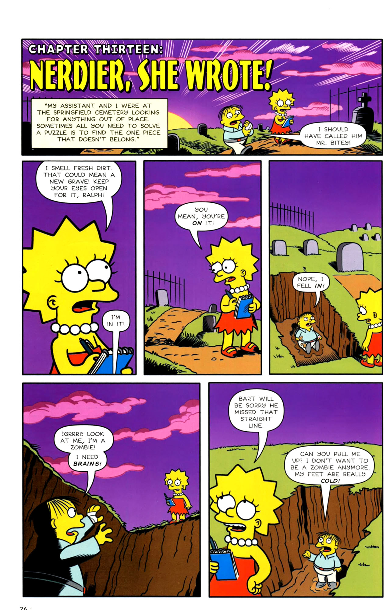 Read online Bongo Comics presents Comic Book Guy: The Comic Book comic -  Issue #4 - 28