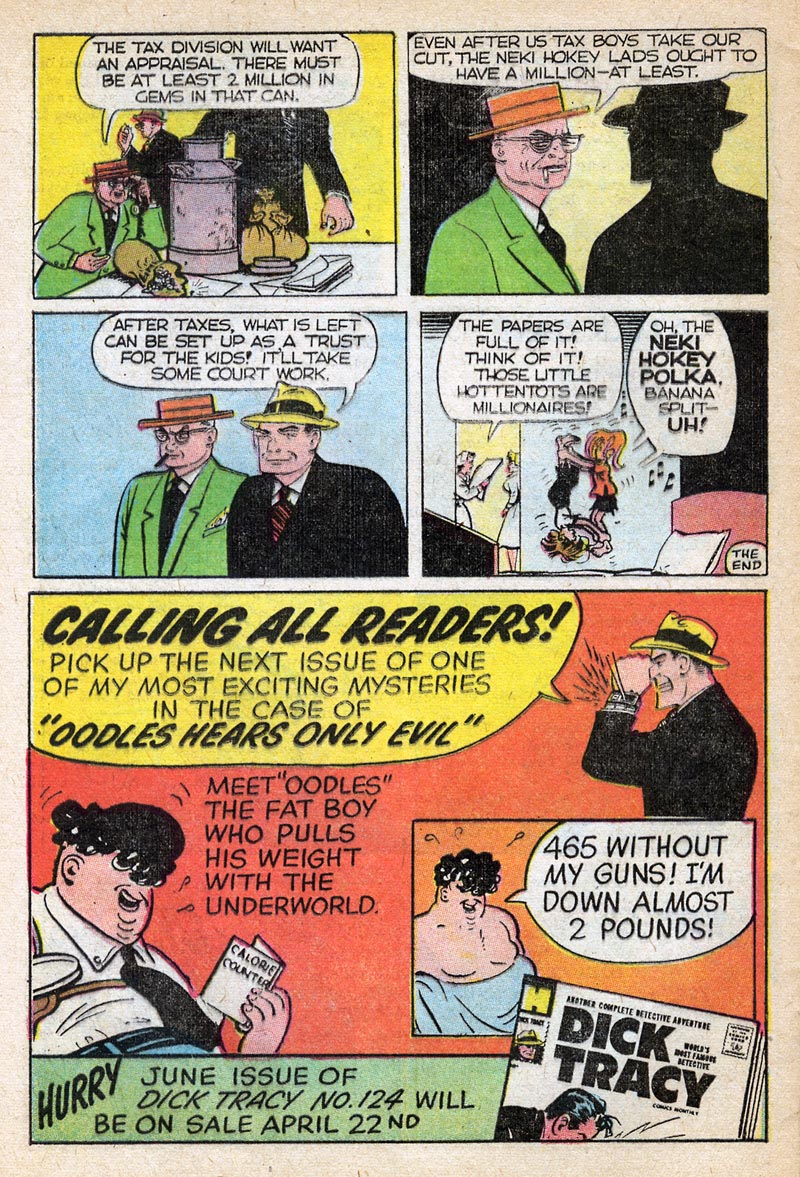 Read online Dick Tracy comic -  Issue #123 - 22