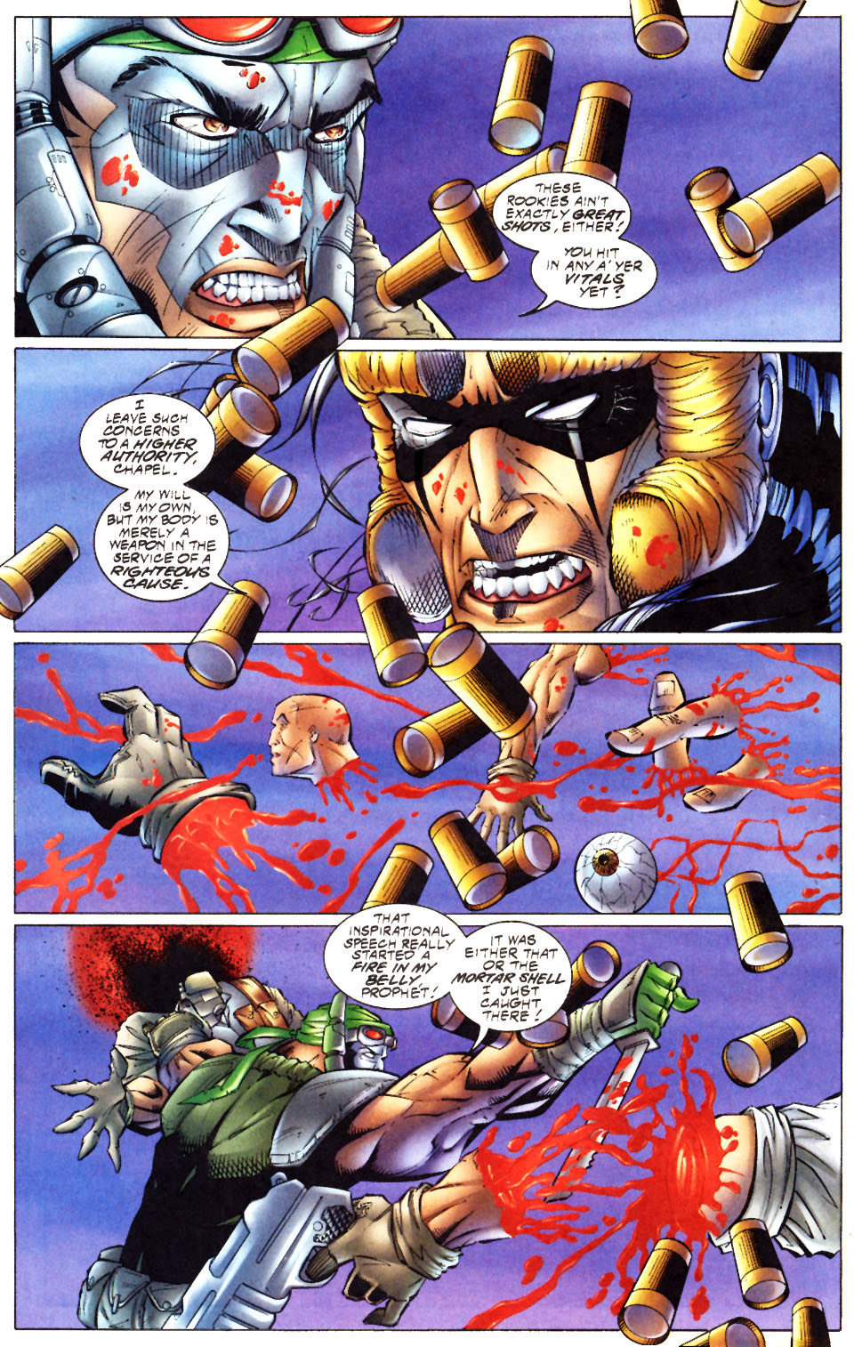 Read online Prophet/Chapel: Super Soldiers comic -  Issue #1 - 16