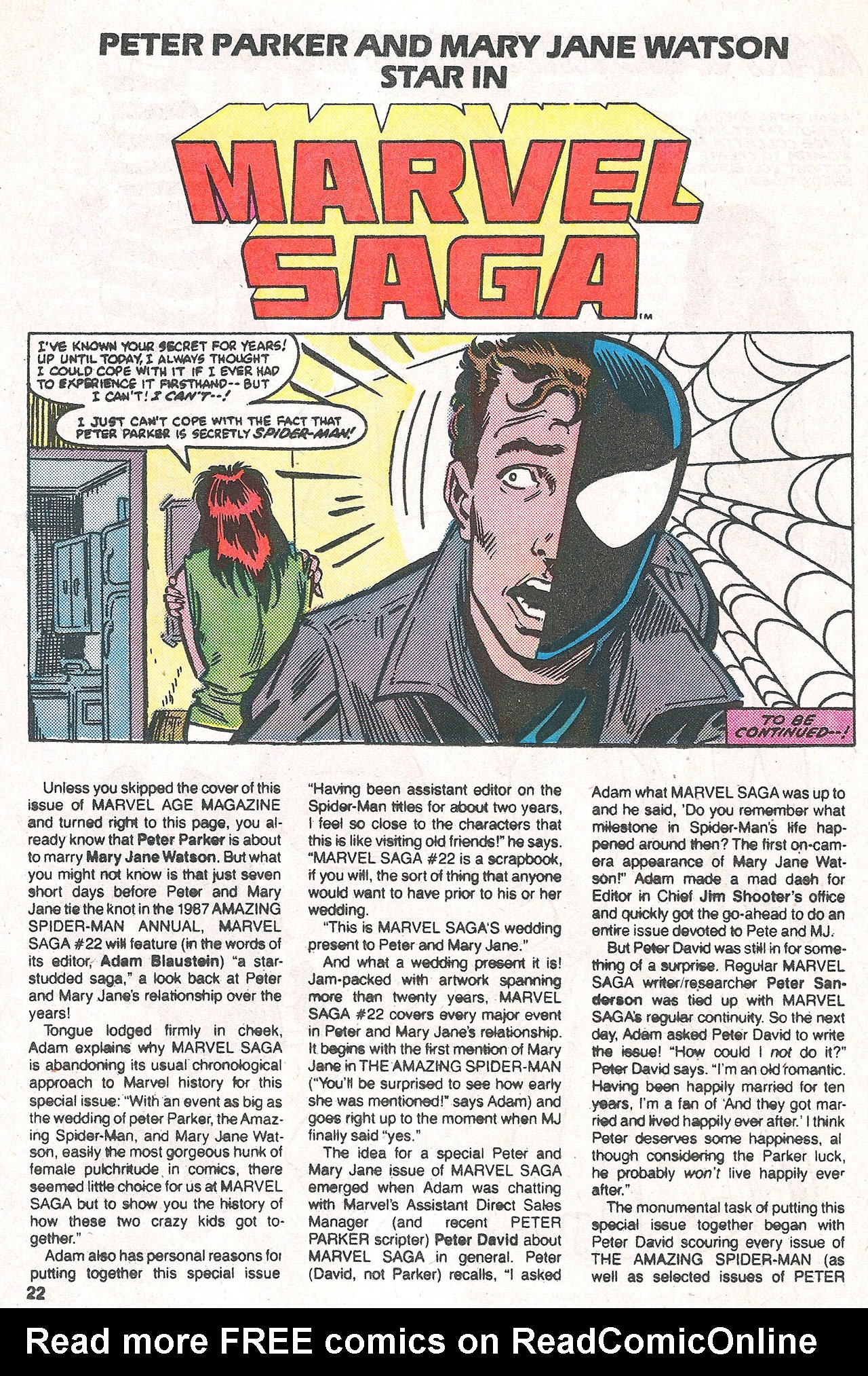 Read online Marvel Age comic -  Issue #54 - 22