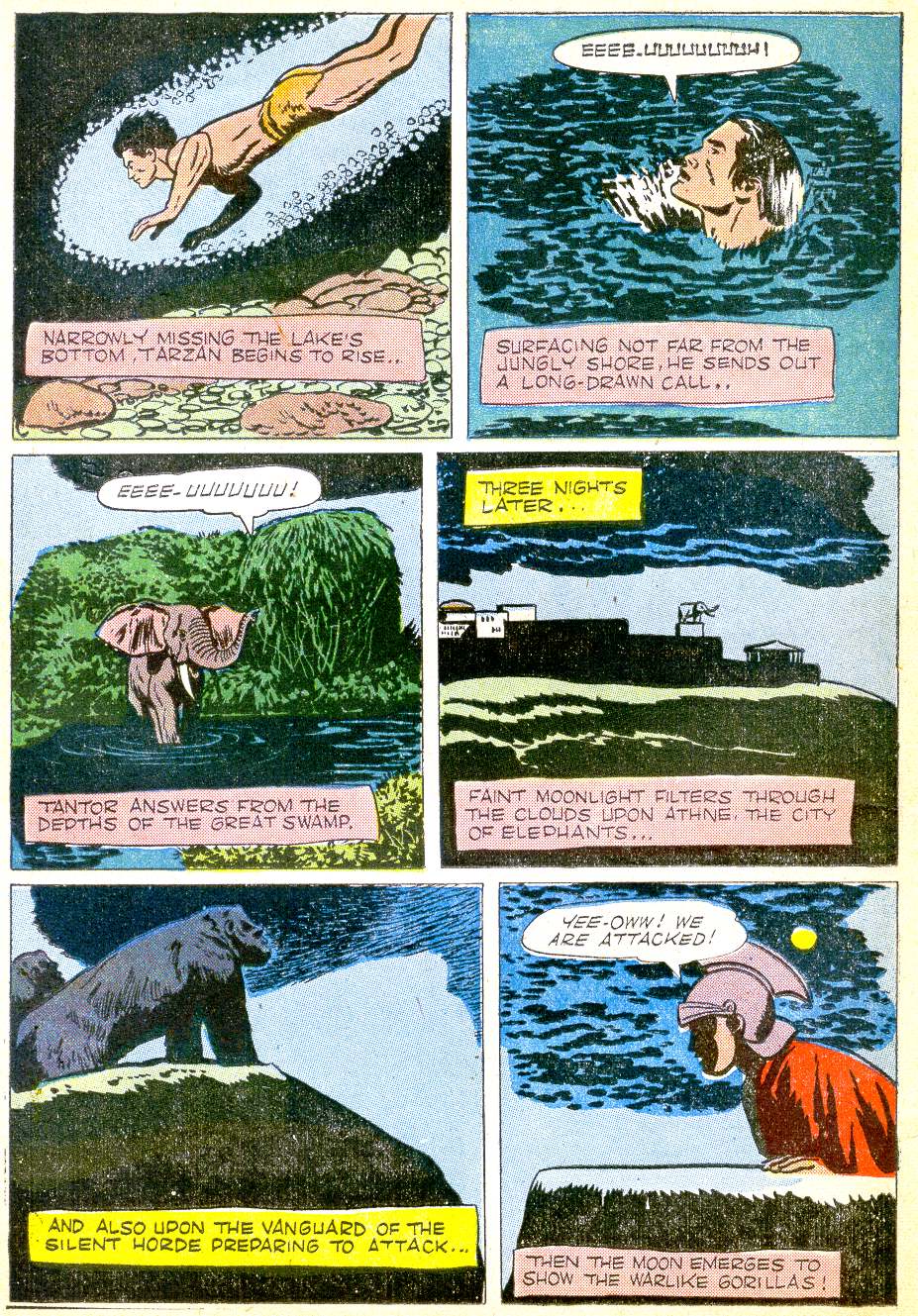 Read online Tarzan (1948) comic -  Issue #52 - 10