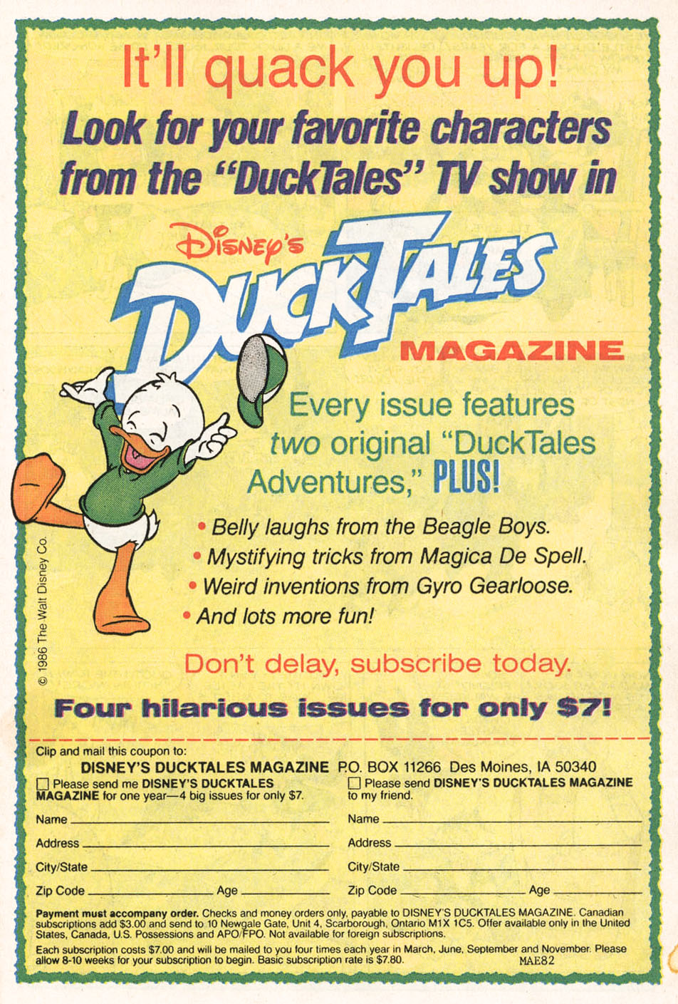 Read online Count Duckula comic -  Issue #2 - 23