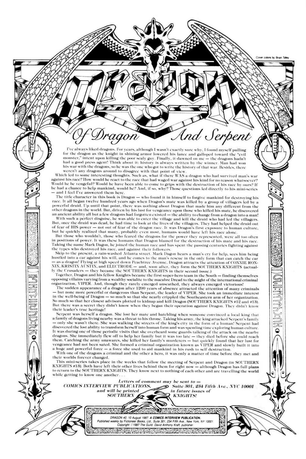 Read online Dragon comic -  Issue #2 - 2