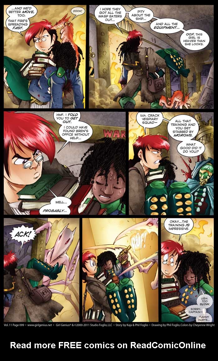 Read online Girl Genius (2002) comic -  Issue #12 - 99