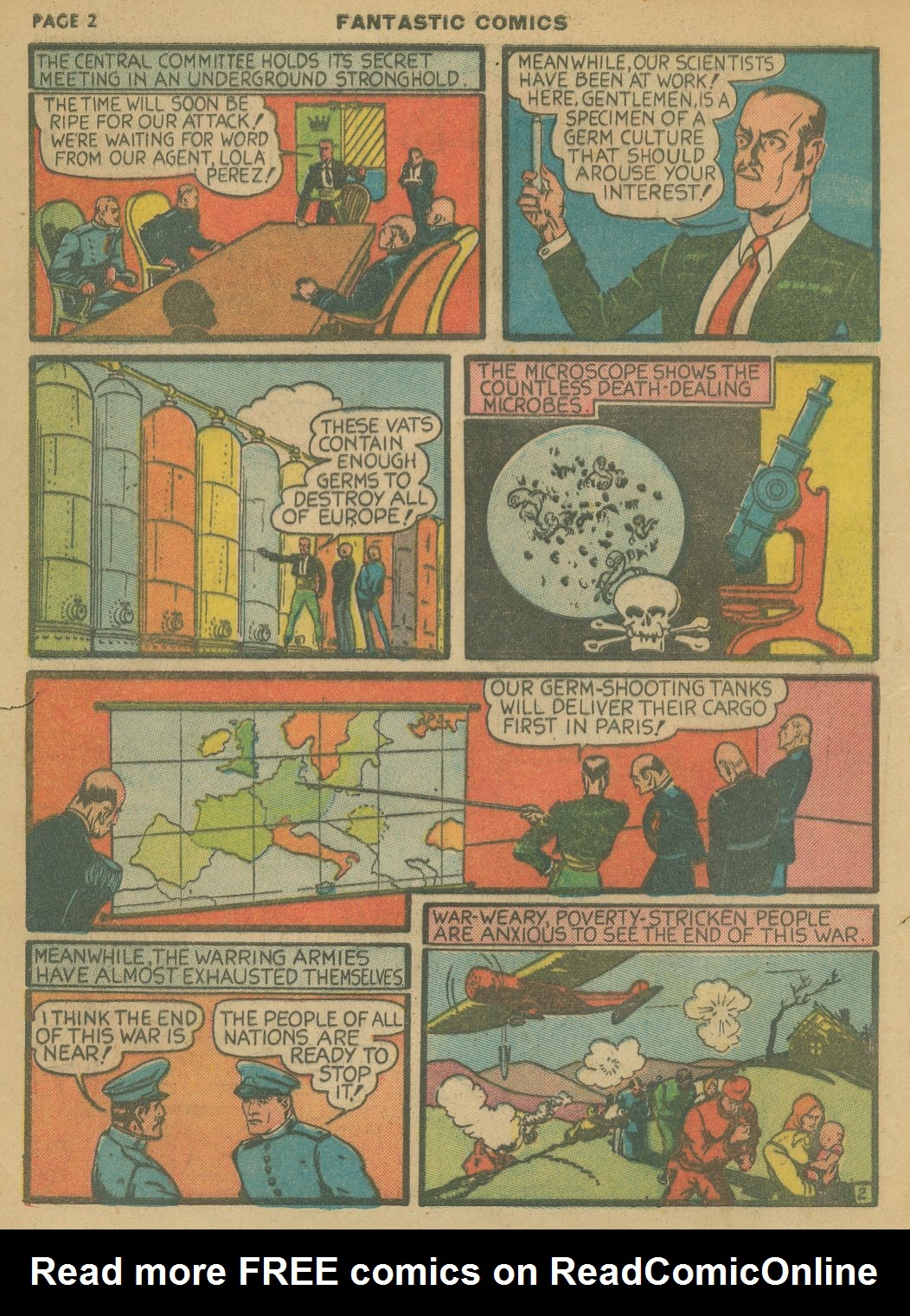 Read online Fantastic Comics comic -  Issue #8 - 4