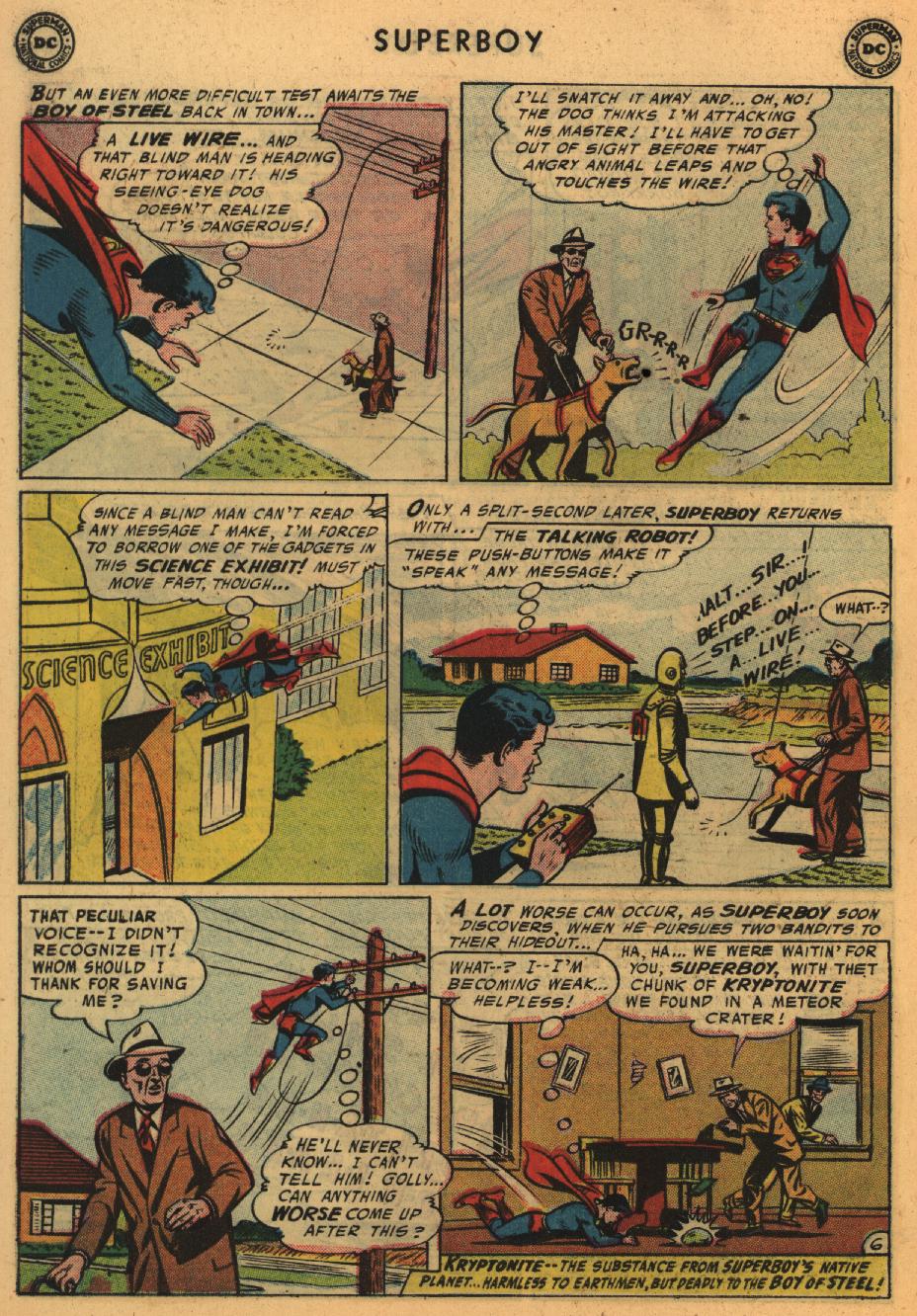 Read online Superboy (1949) comic -  Issue #54 - 28