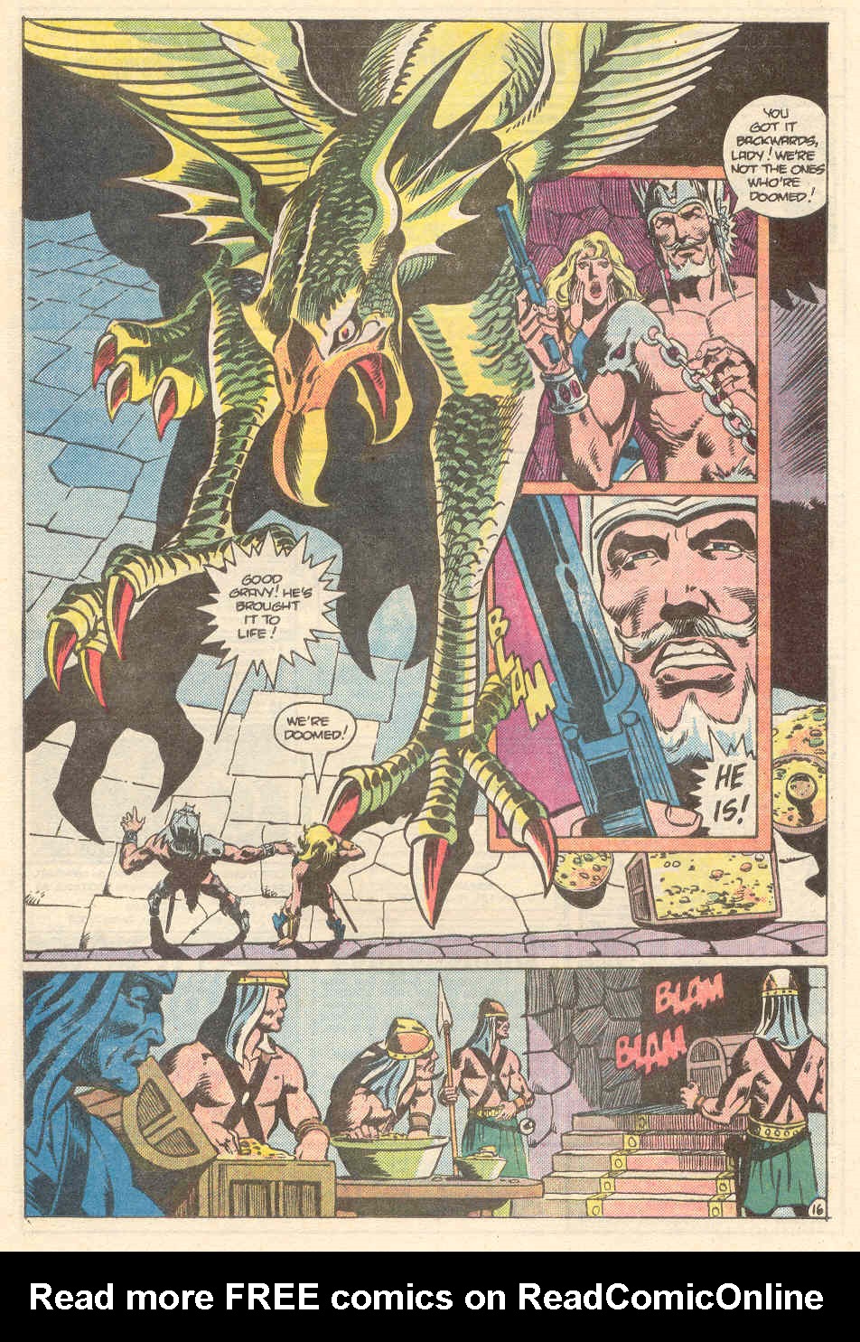 Read online Warlord (1976) comic -  Issue #101 - 16