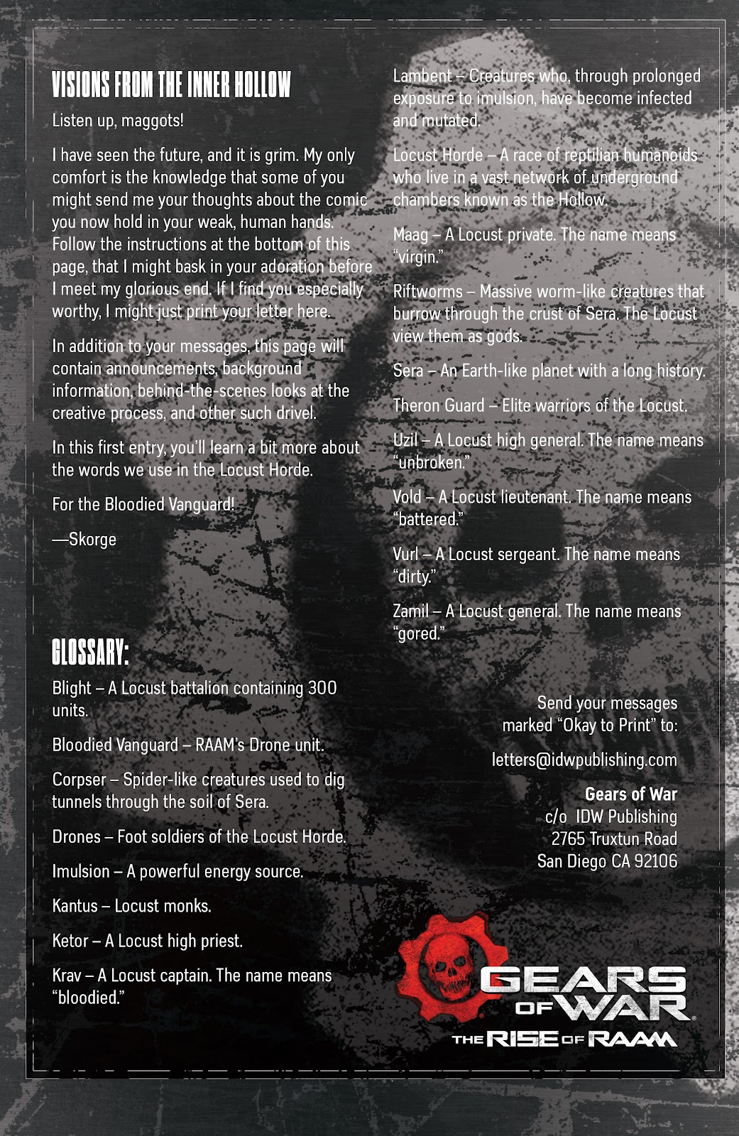 Gears of War: The Rise of RAAM issue 1 - Page 22