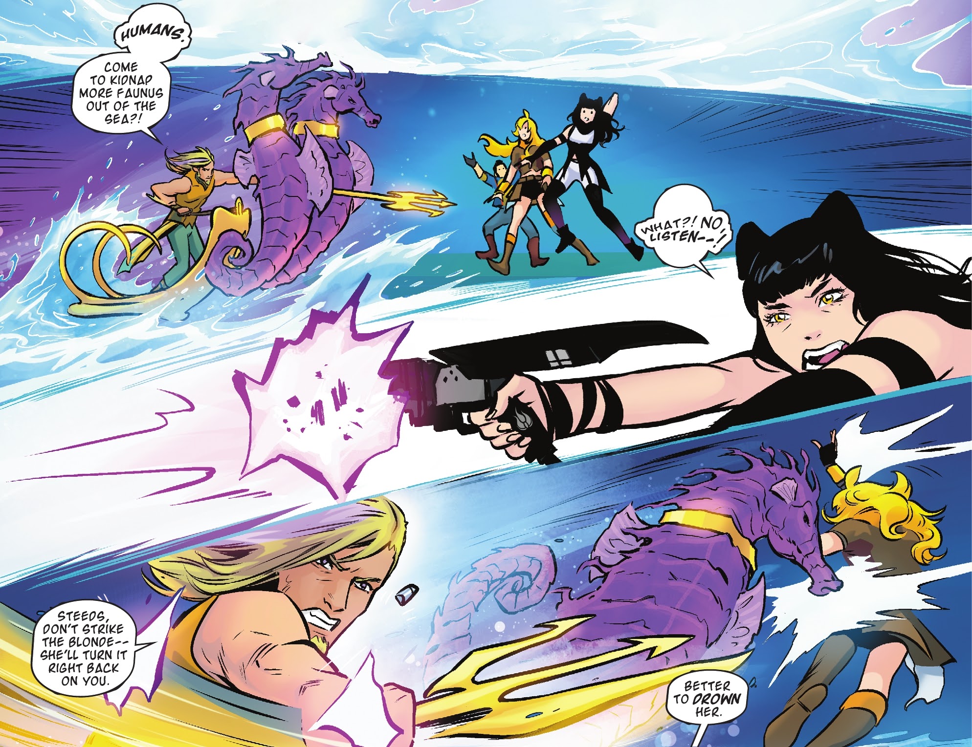 Read online RWBY/Justice League comic -  Issue #7 - 8