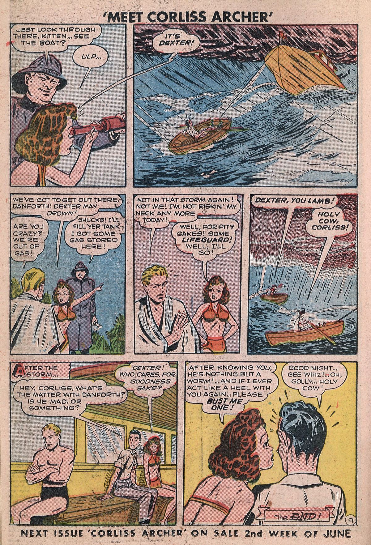 Read online Meet Corliss Archer comic -  Issue #3 - 10