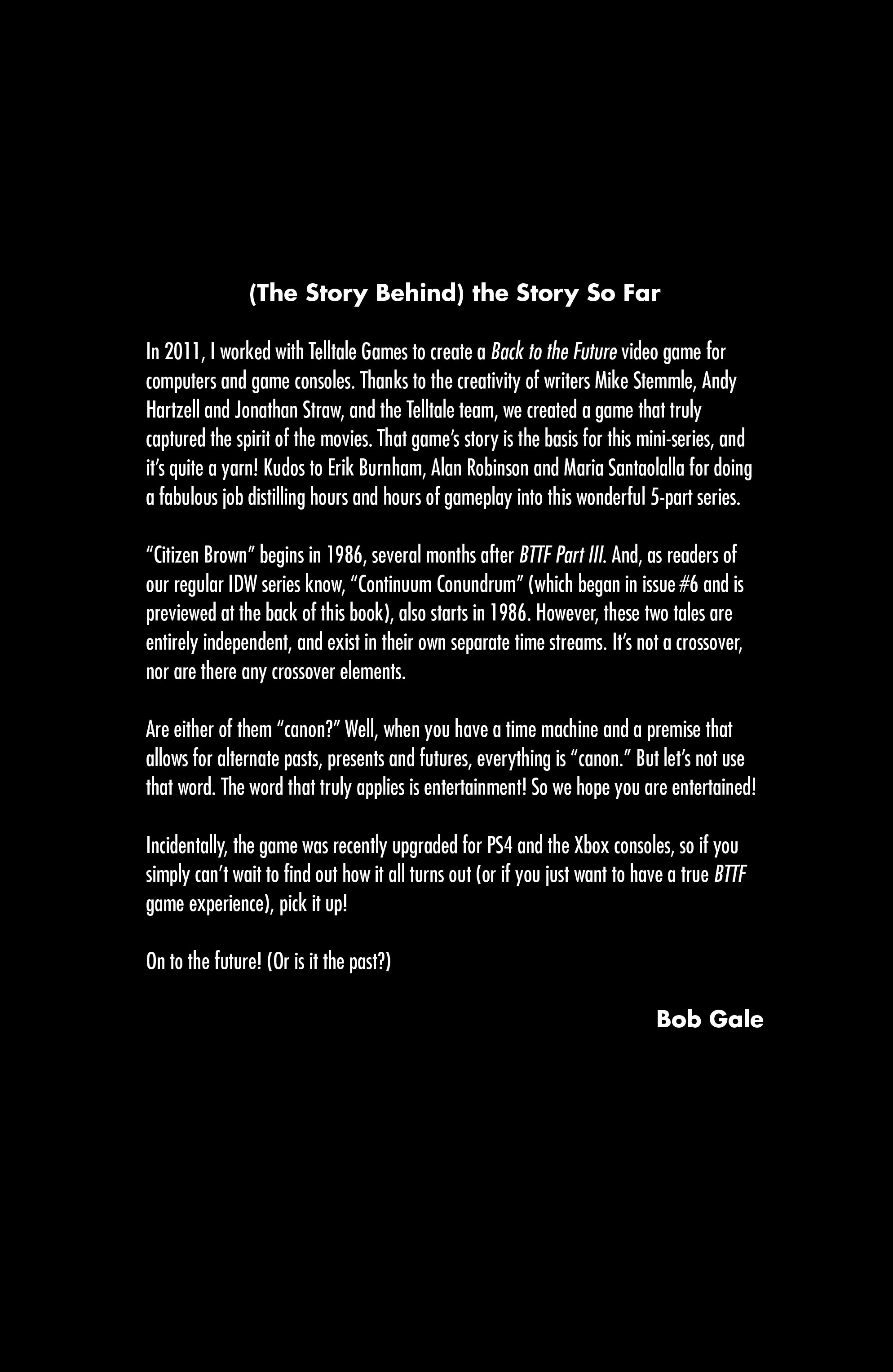 Read online Back to the Future: Citizen Brown comic -  Issue #1 - 3