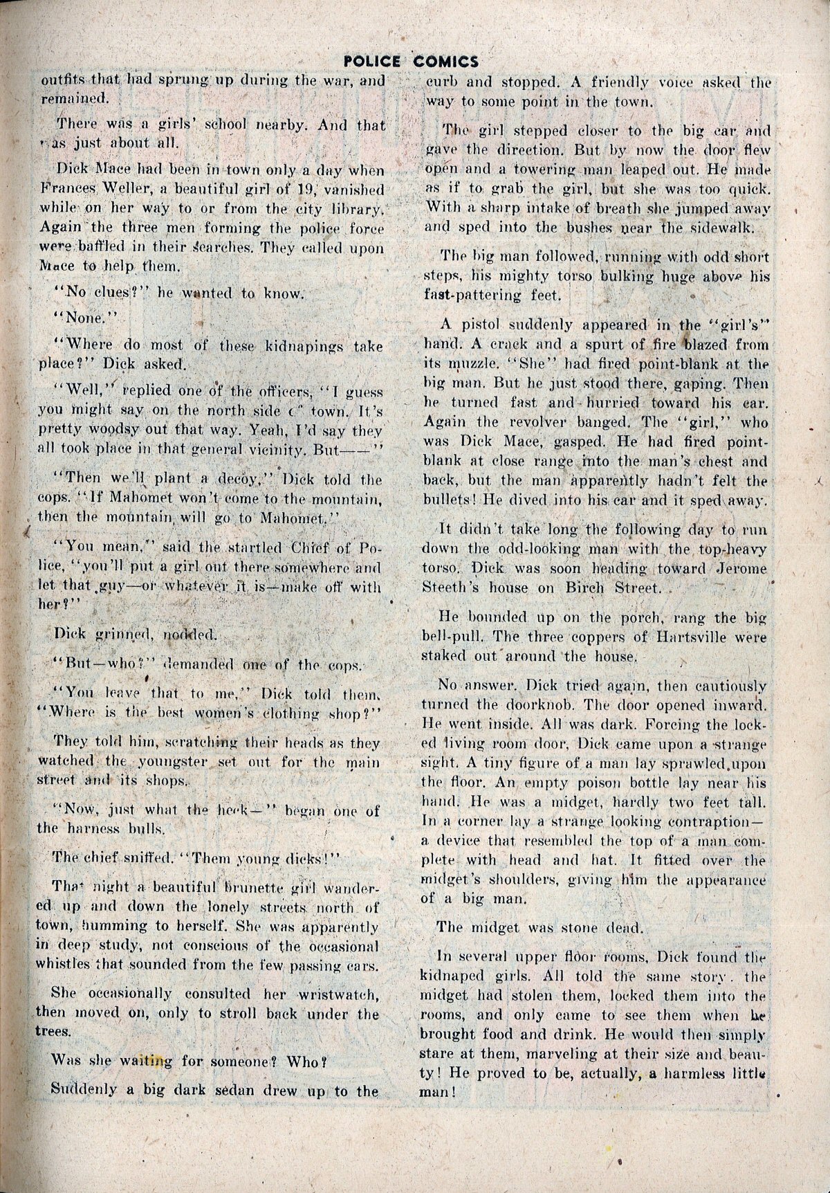 Read online Police Comics comic -  Issue #70 - 41
