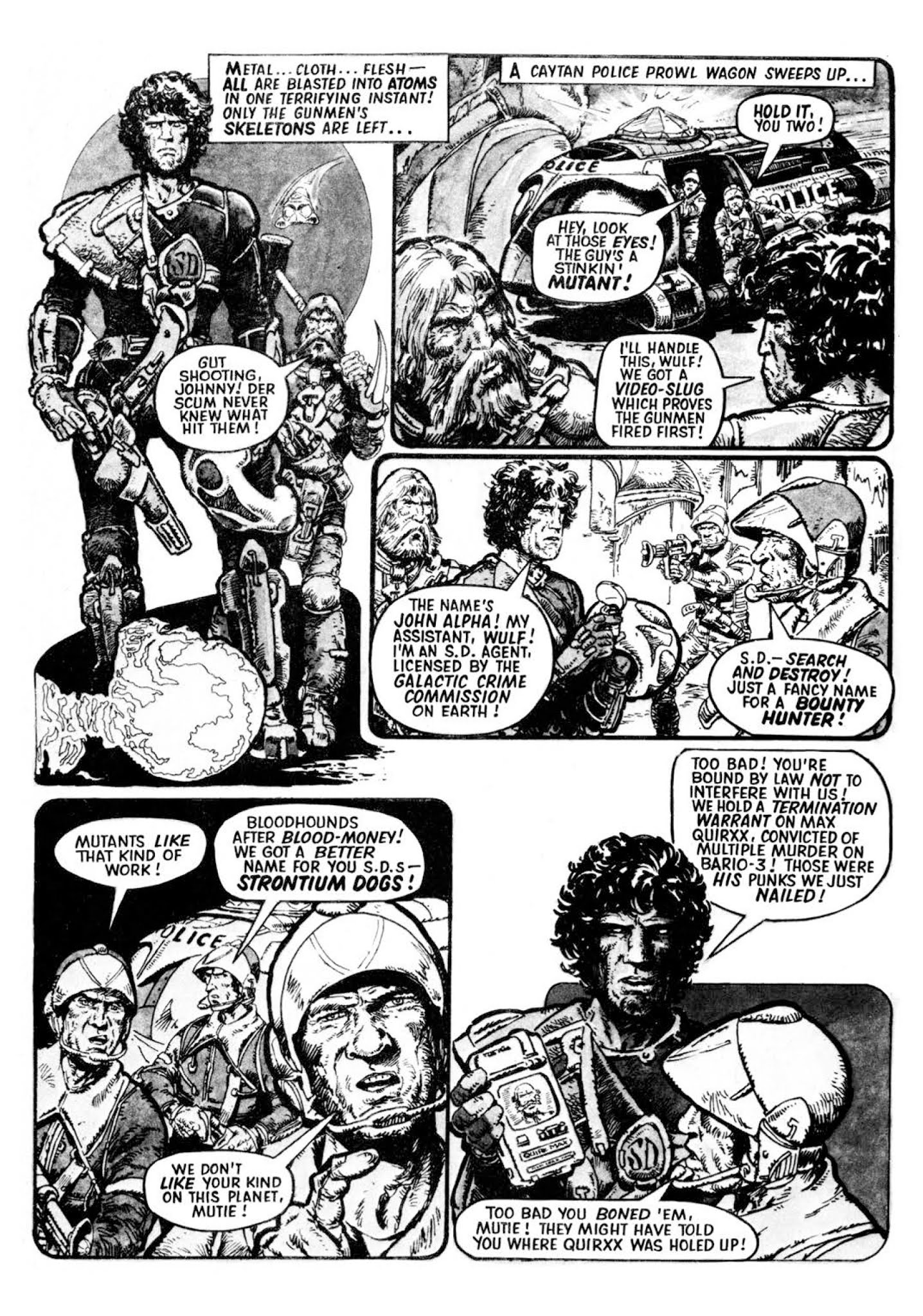Read online Strontium Dog: Search/Destroy Agency Files comic -  Issue # TPB 1 (Part 1) - 8