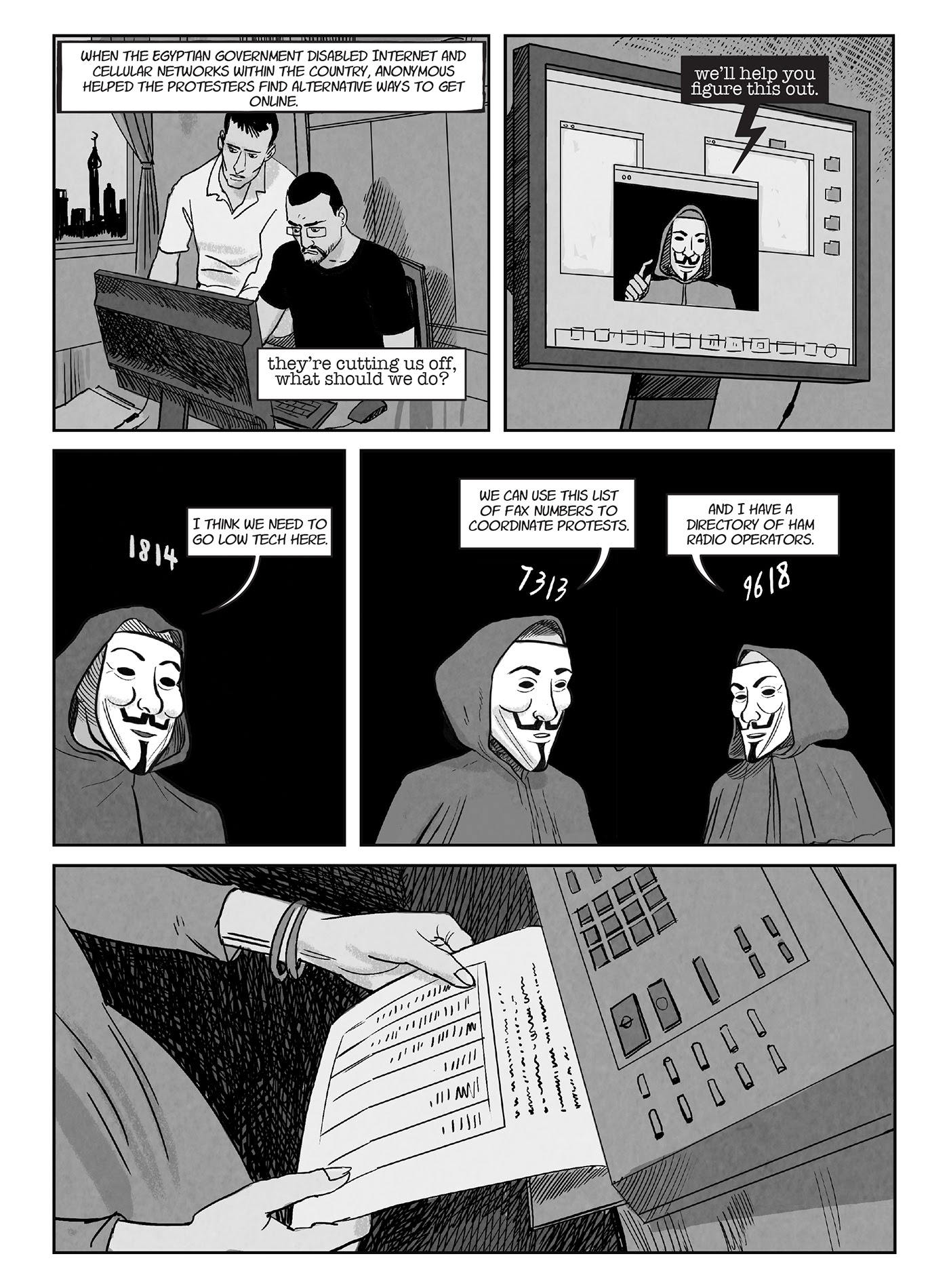 Read online A for Anonymous: How a Mysterious Hacker Collective Transformed the World comic -  Issue # TPB - 75