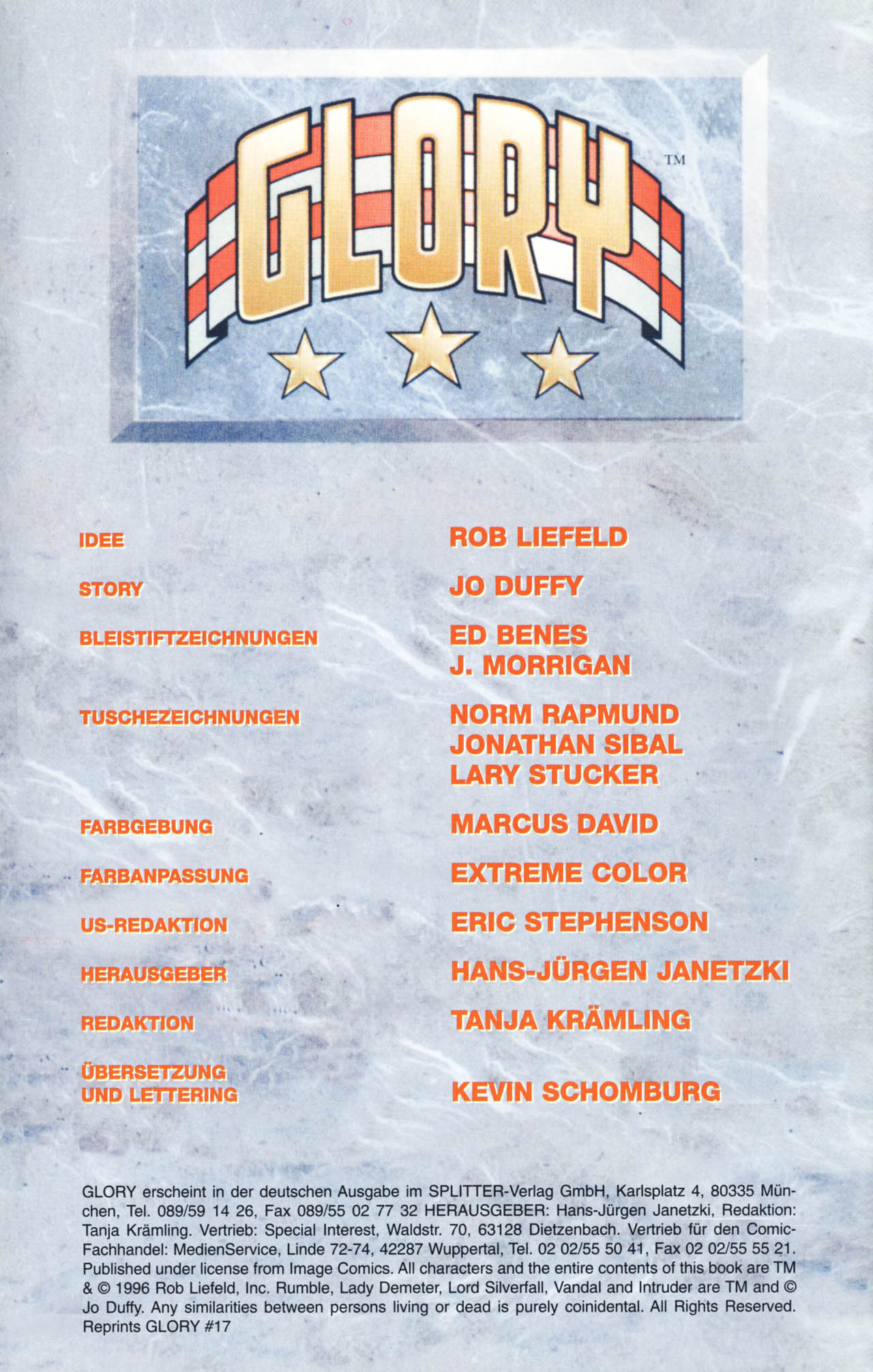 Read online Glory comic -  Issue #16 - 2