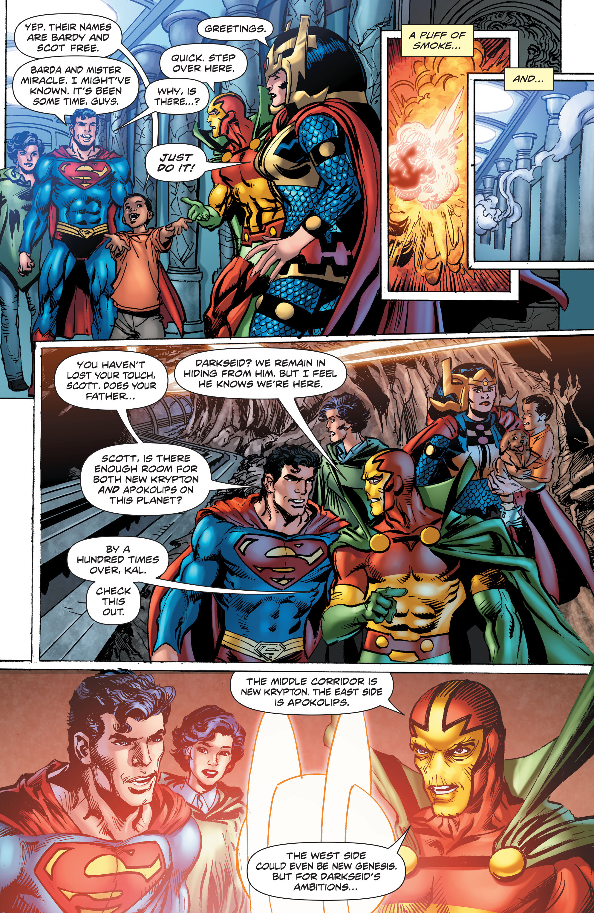Read online Superman: The Coming of the Supermen comic -  Issue #5 - 9