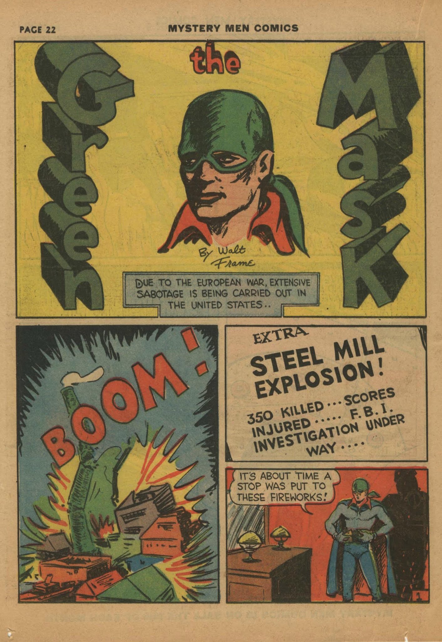 Read online Mystery Men Comics comic -  Issue #9 - 24