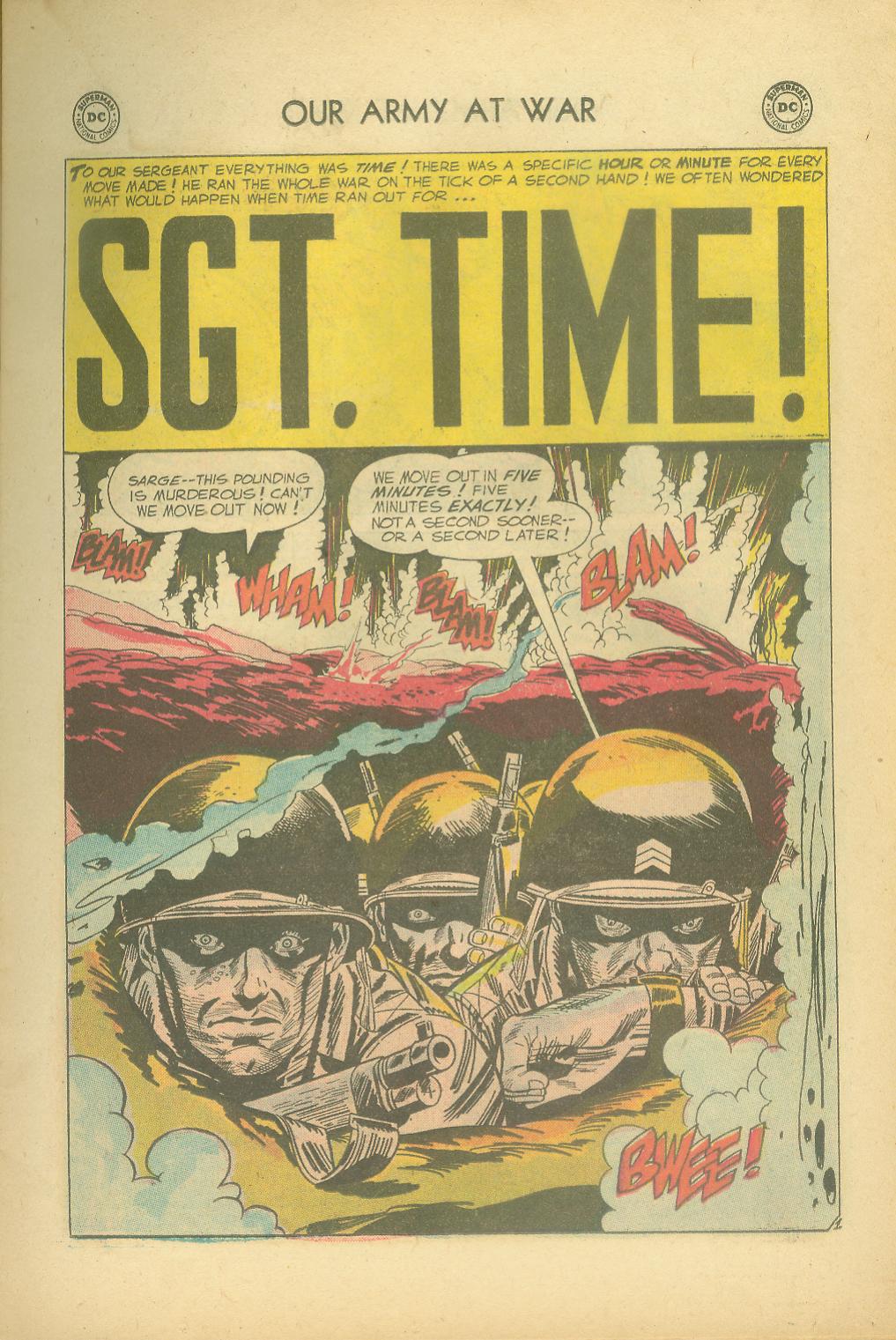 Read online Our Army at War (1952) comic -  Issue #61 - 11