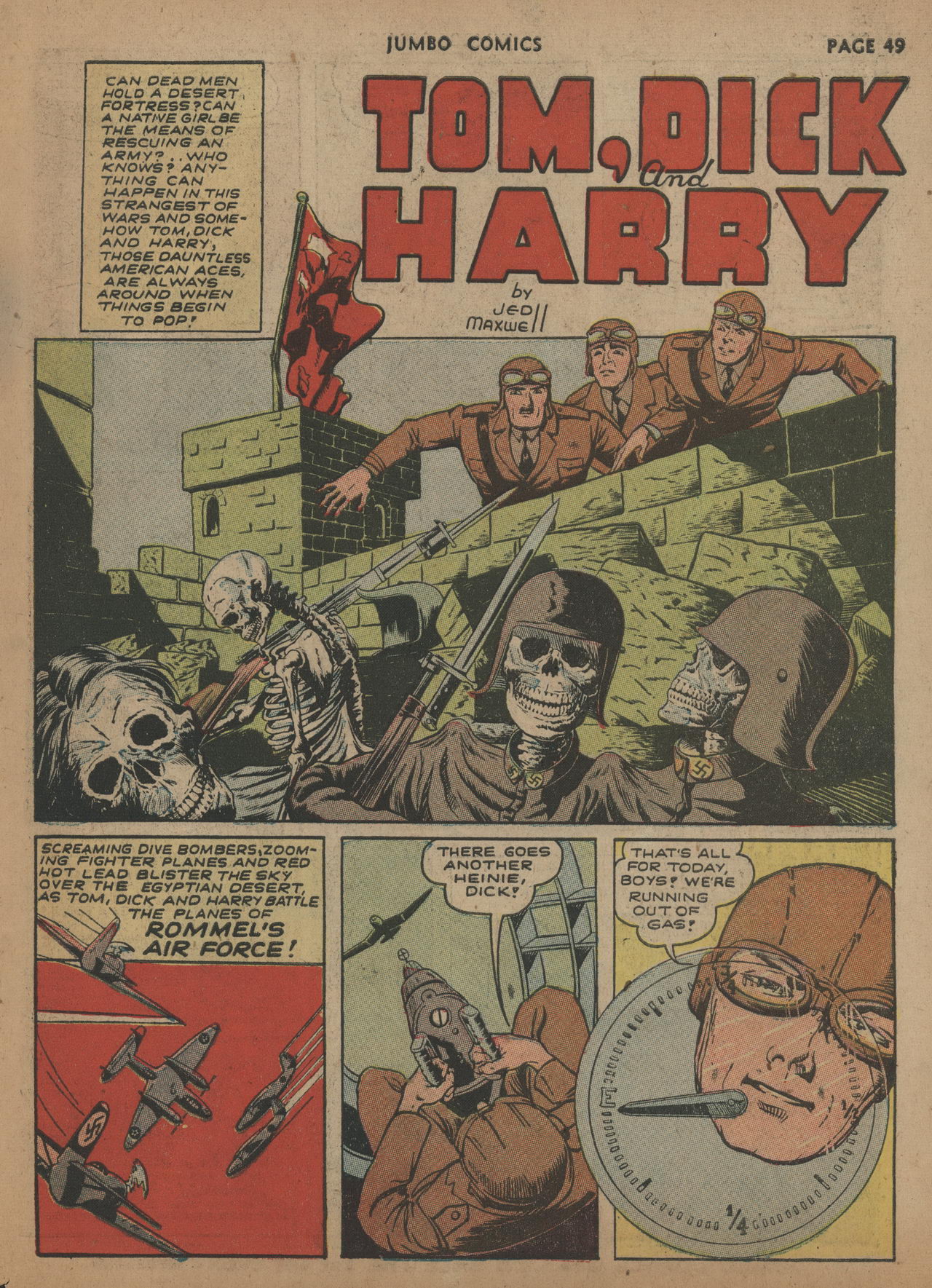 Read online Jumbo Comics comic -  Issue #47 - 51