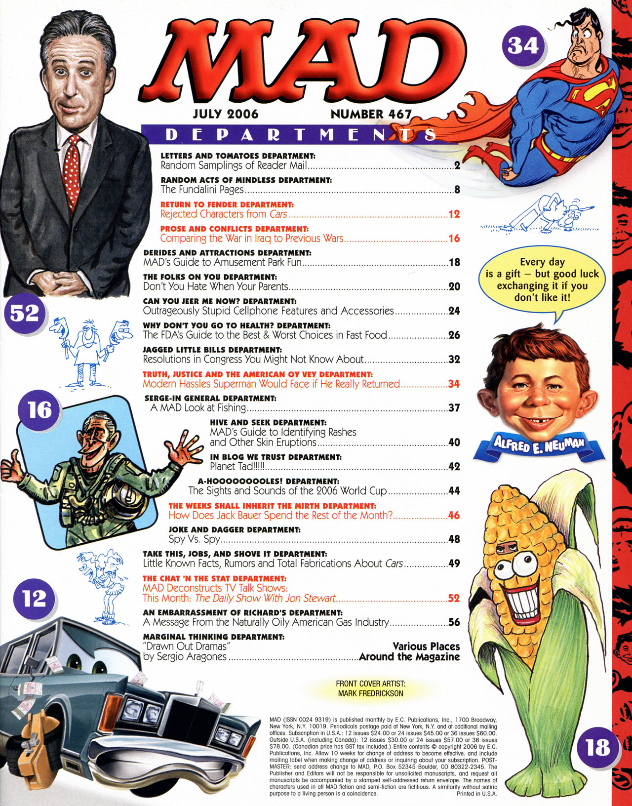 Read online MAD comic -  Issue #467 - 2