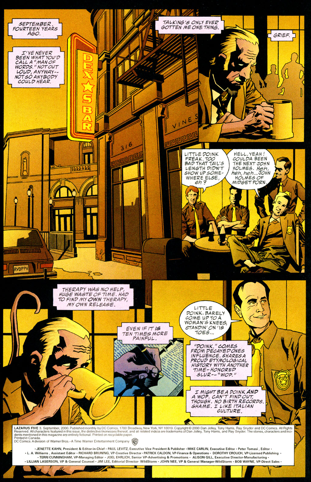Read online Lazarus Five comic -  Issue #3 - 2