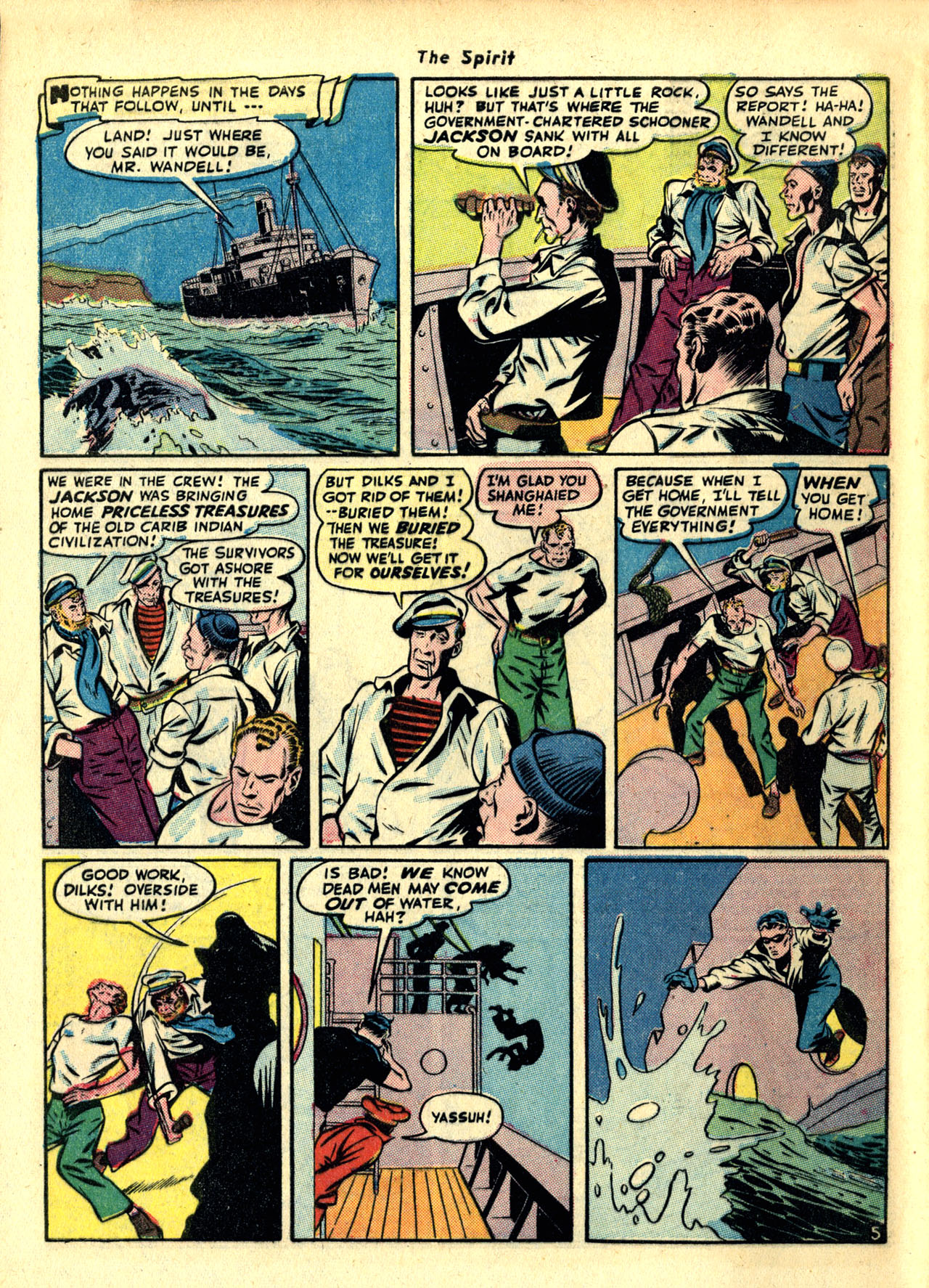 Read online The Spirit (1944) comic -  Issue #7 - 46