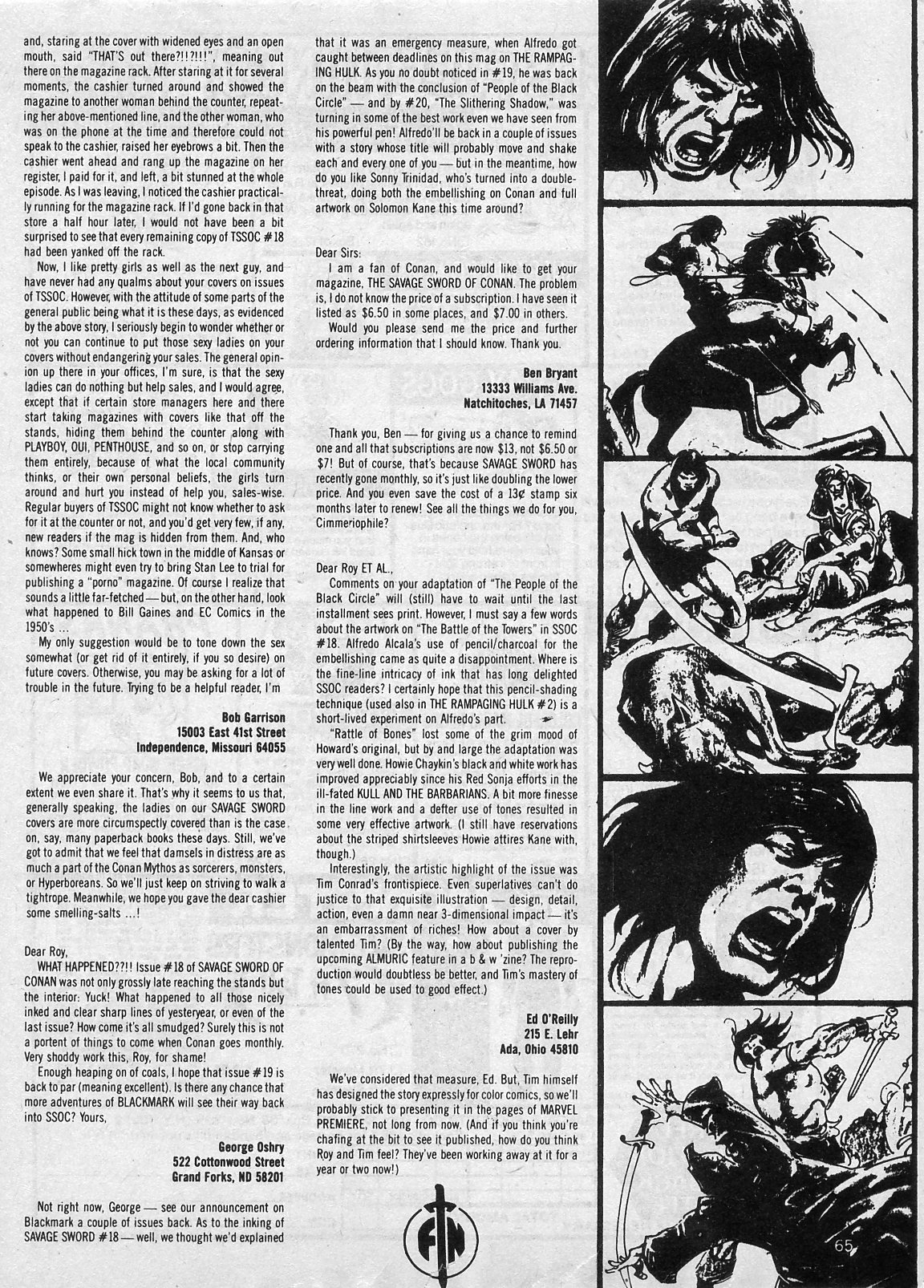 Read online The Savage Sword Of Conan comic -  Issue #22 - 62