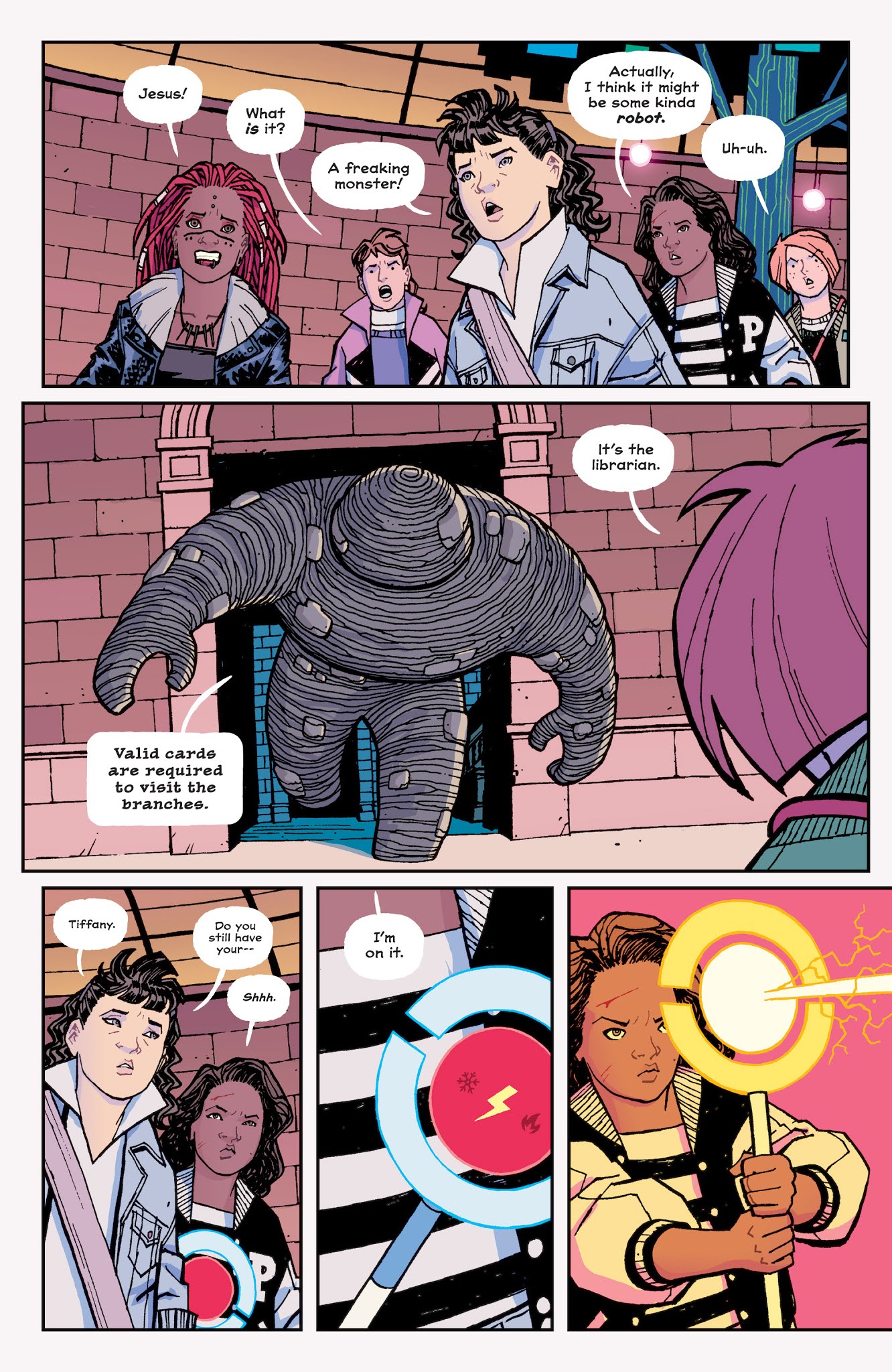 Read online Paper Girls comic -  Issue #22 - 13