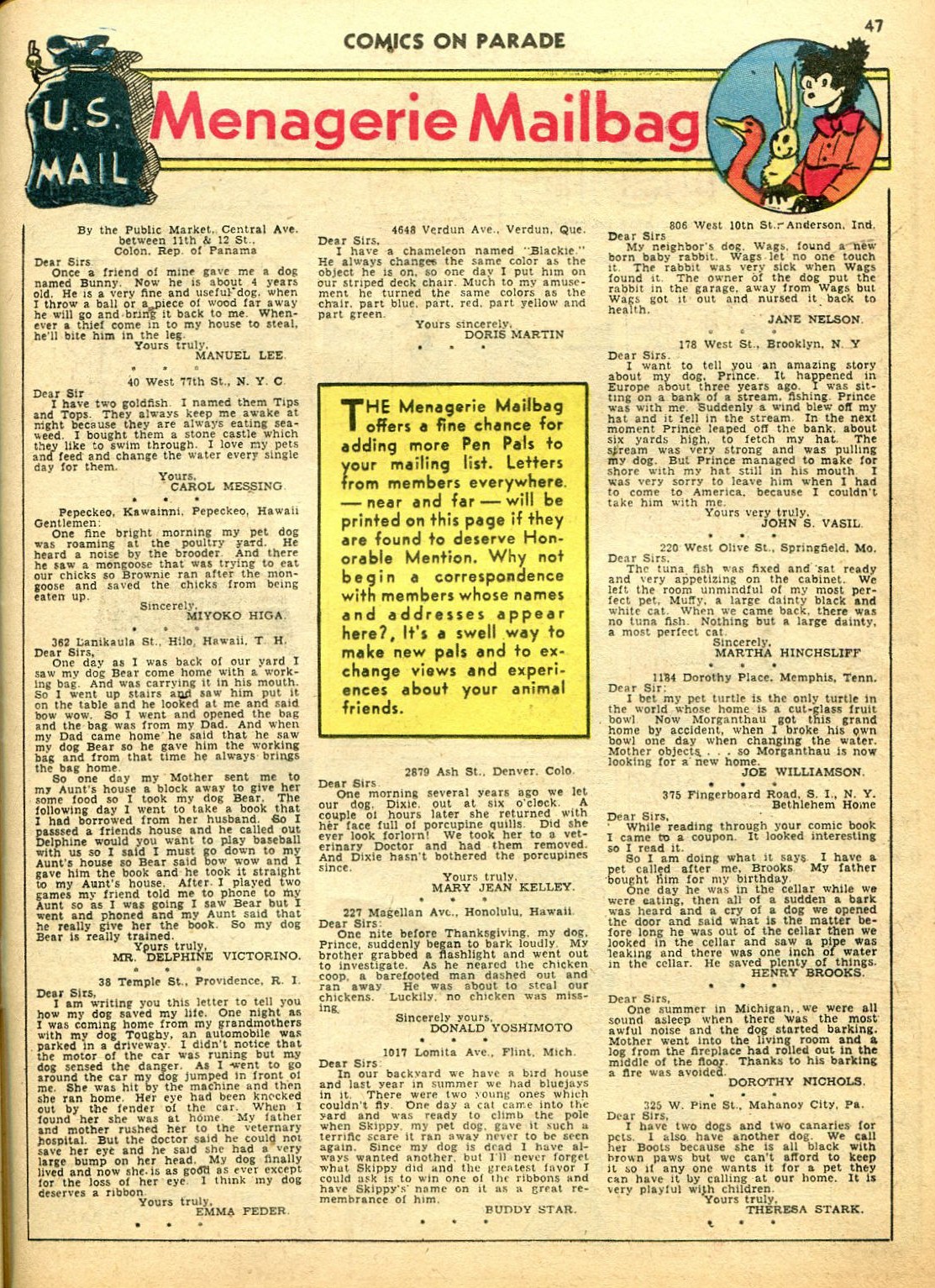 Read online Comics on Parade comic -  Issue #18 - 48