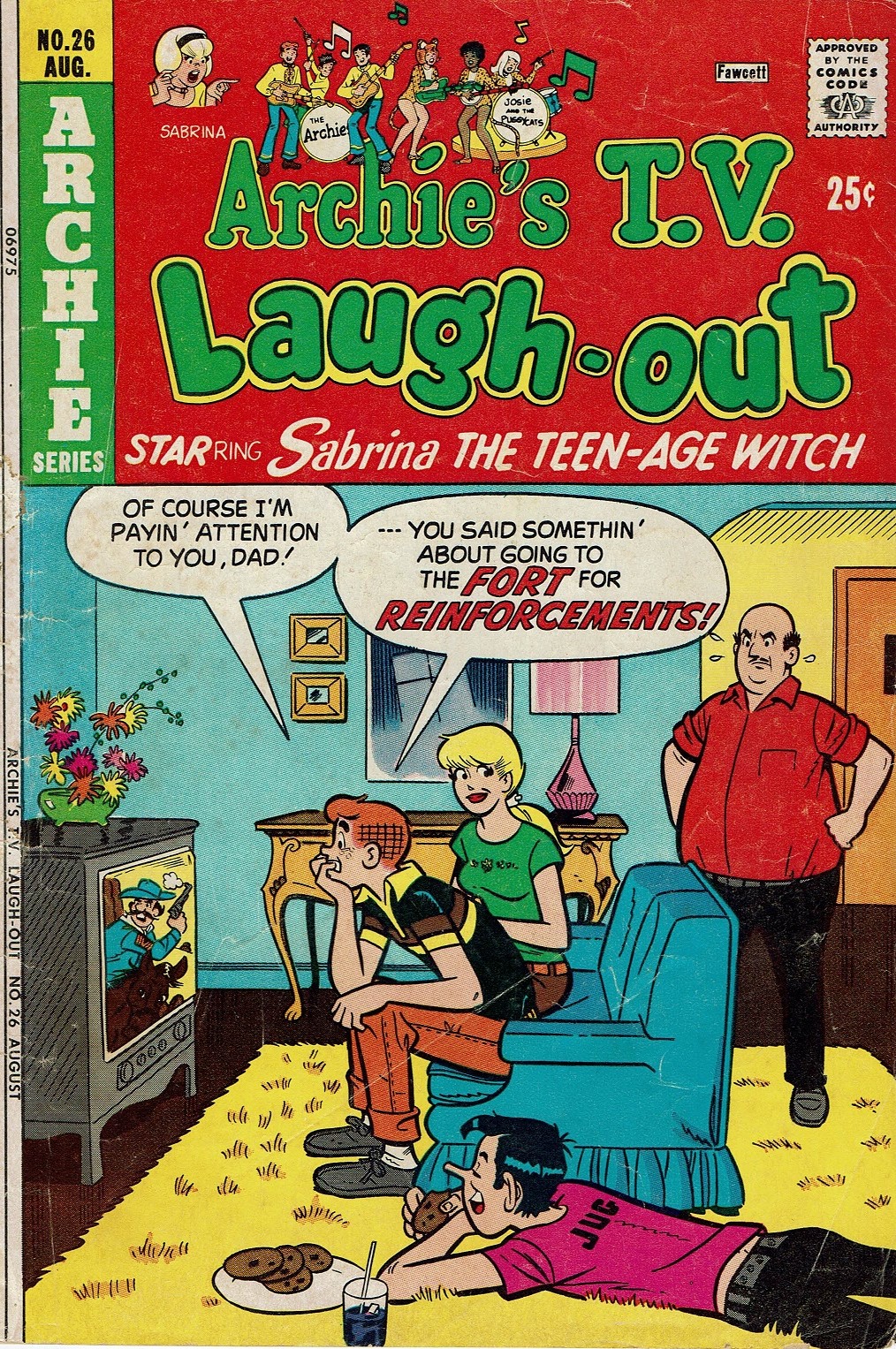Read online Archie's TV Laugh-Out comic -  Issue #26 - 1