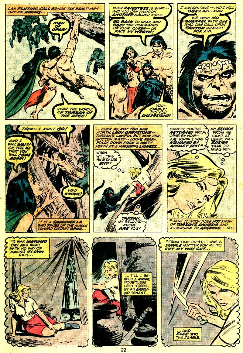 Read online Tarzan (1977) comic -  Issue #6 - 13