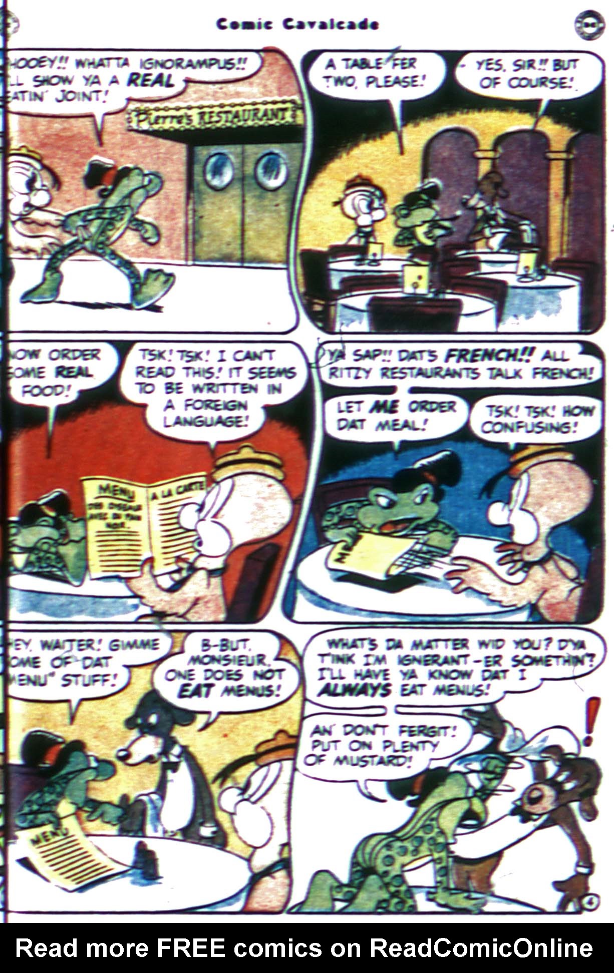 Read online Comic Cavalcade comic -  Issue #30 - 37