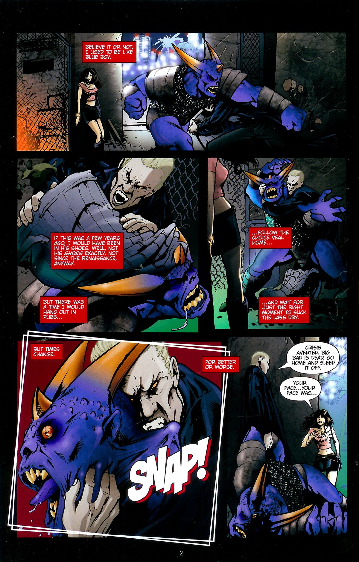 Read online Spike: Asylum comic -  Issue #1 - 4