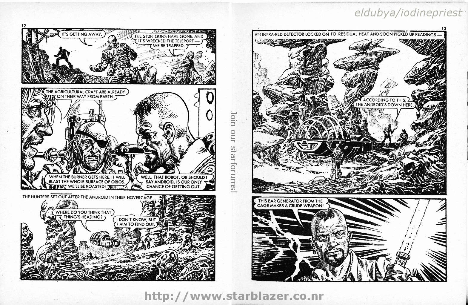 Read online Starblazer comic -  Issue #144 - 8
