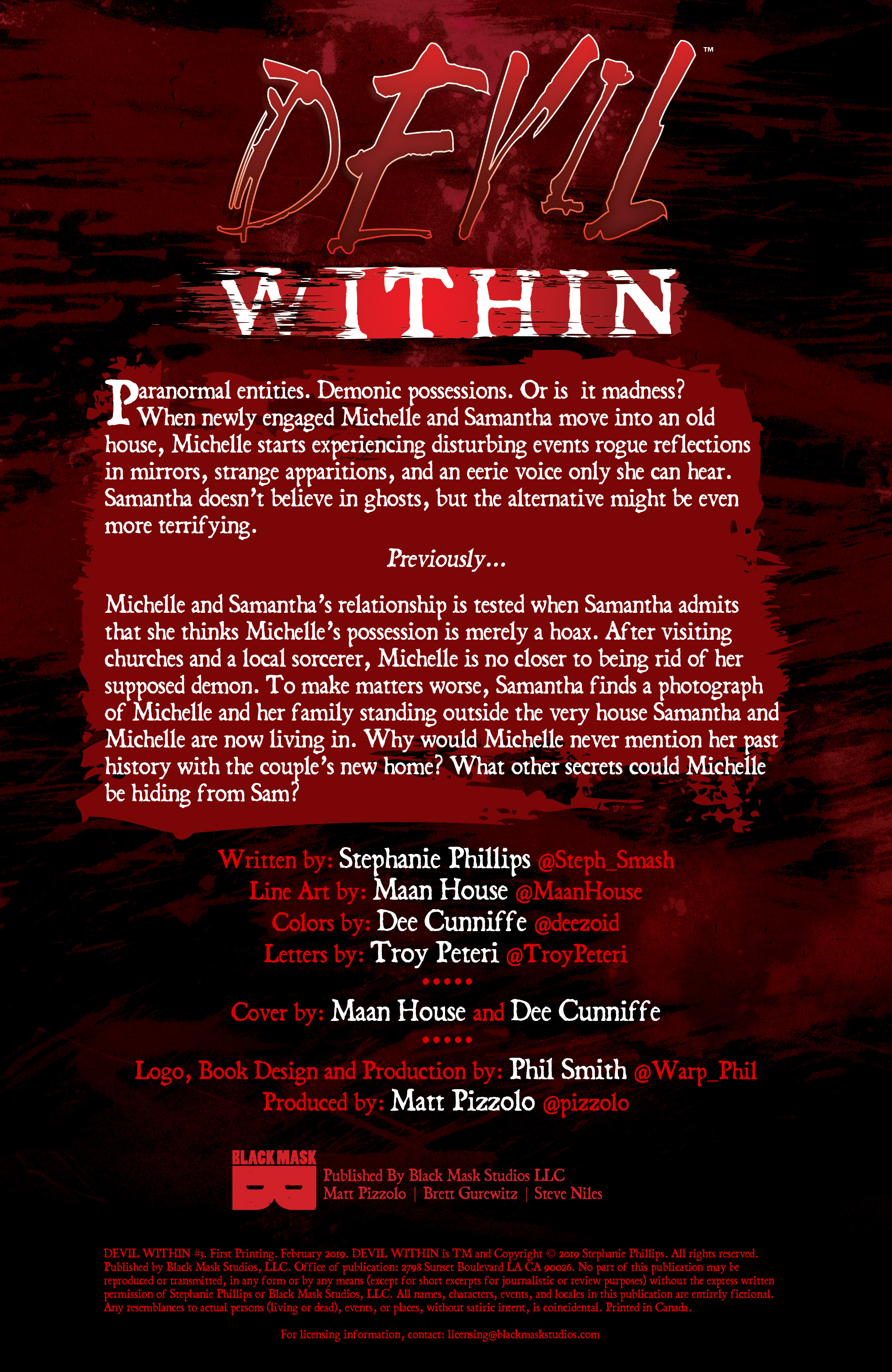 Read online Devil Within comic -  Issue #3 - 2
