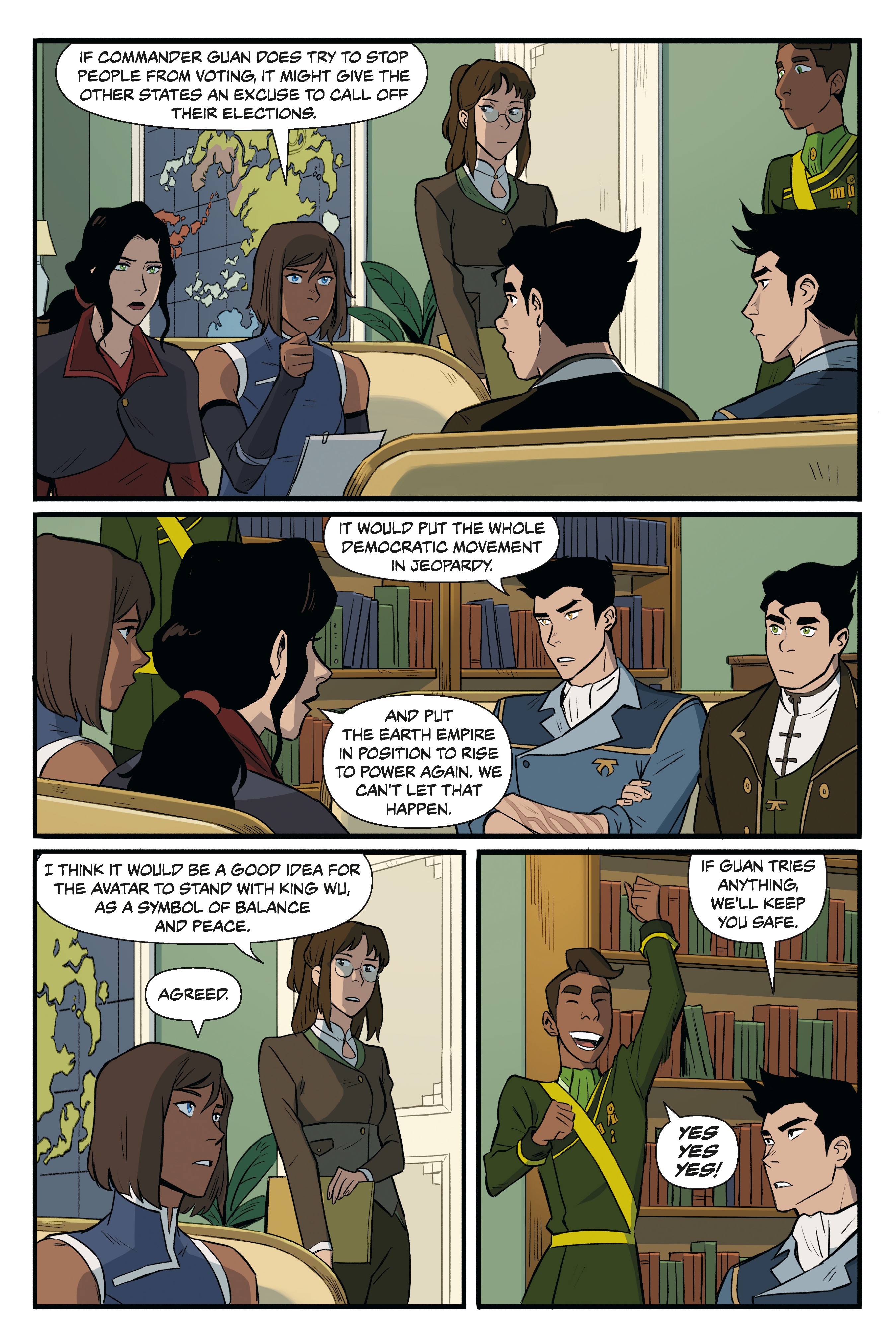 Read online Nickelodeon The Legend of Korra: Ruins of the Empire comic -  Issue # TPB 1 - 28