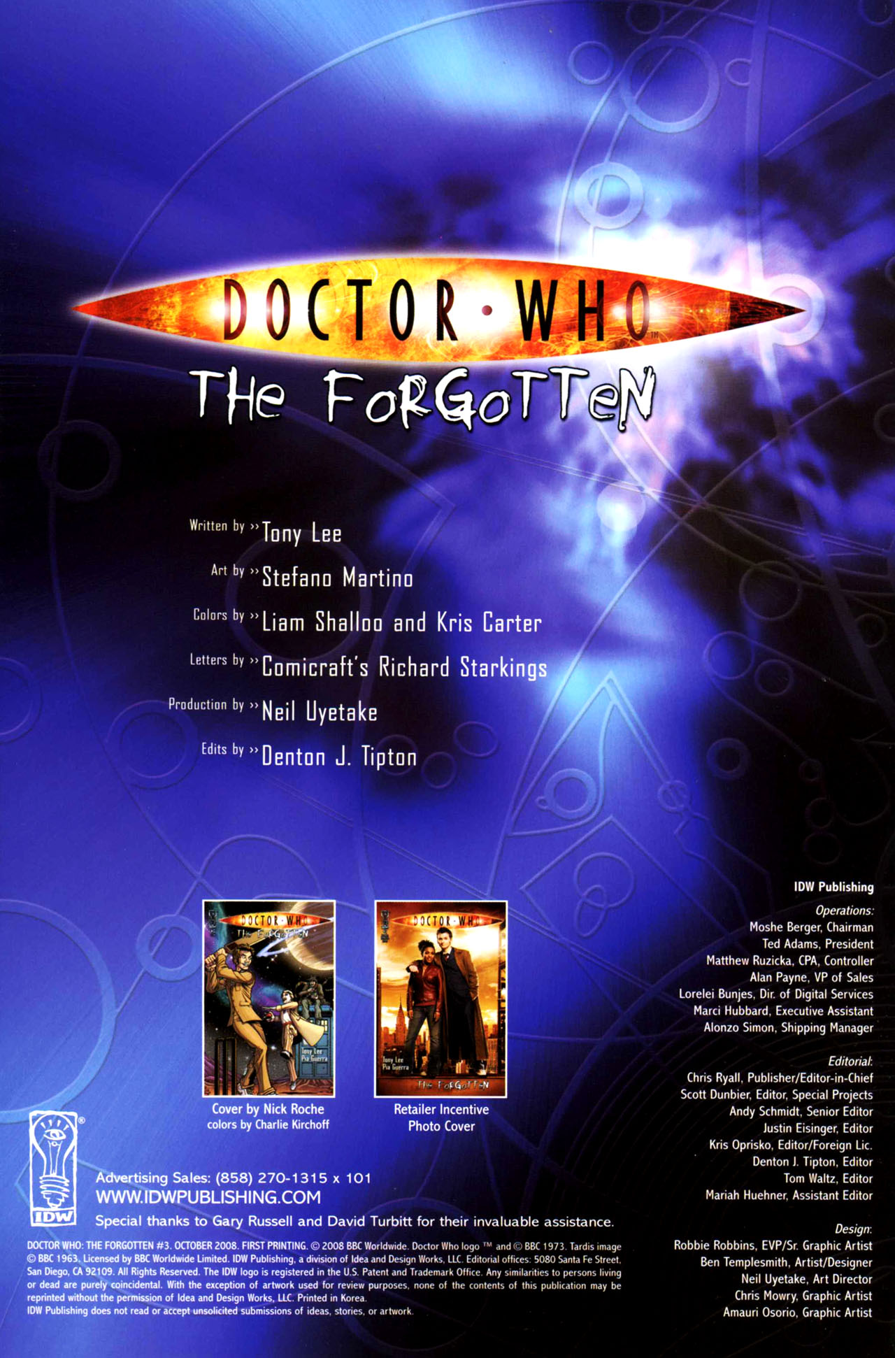 Read online Doctor Who: The Forgotten comic -  Issue #3 - 2