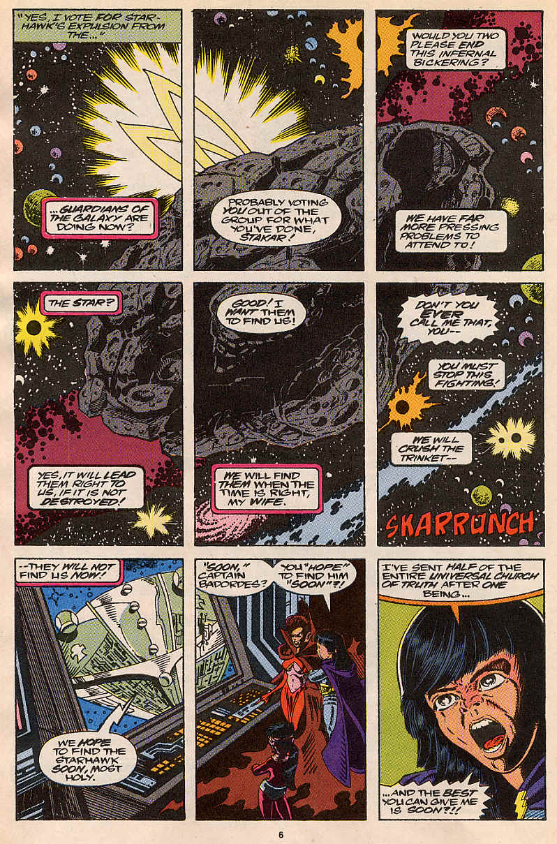 Read online Guardians of the Galaxy (1990) comic -  Issue #17 - 6