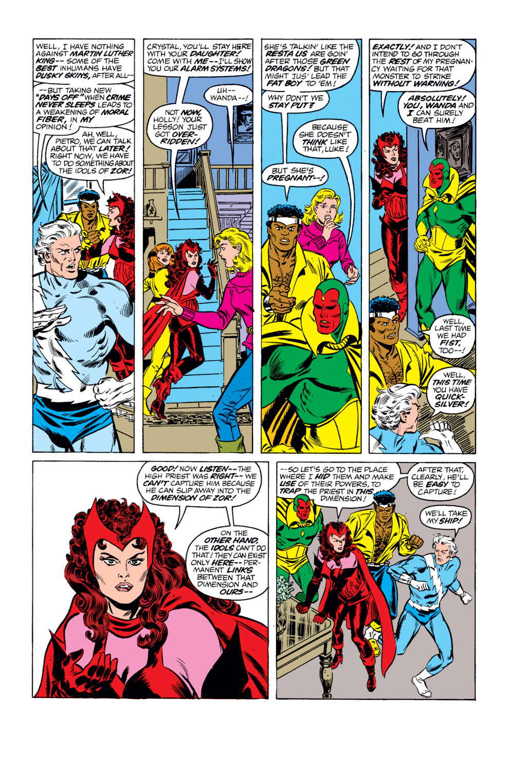 Read online The Vision and the Scarlet Witch (1985) comic -  Issue #8 - 8