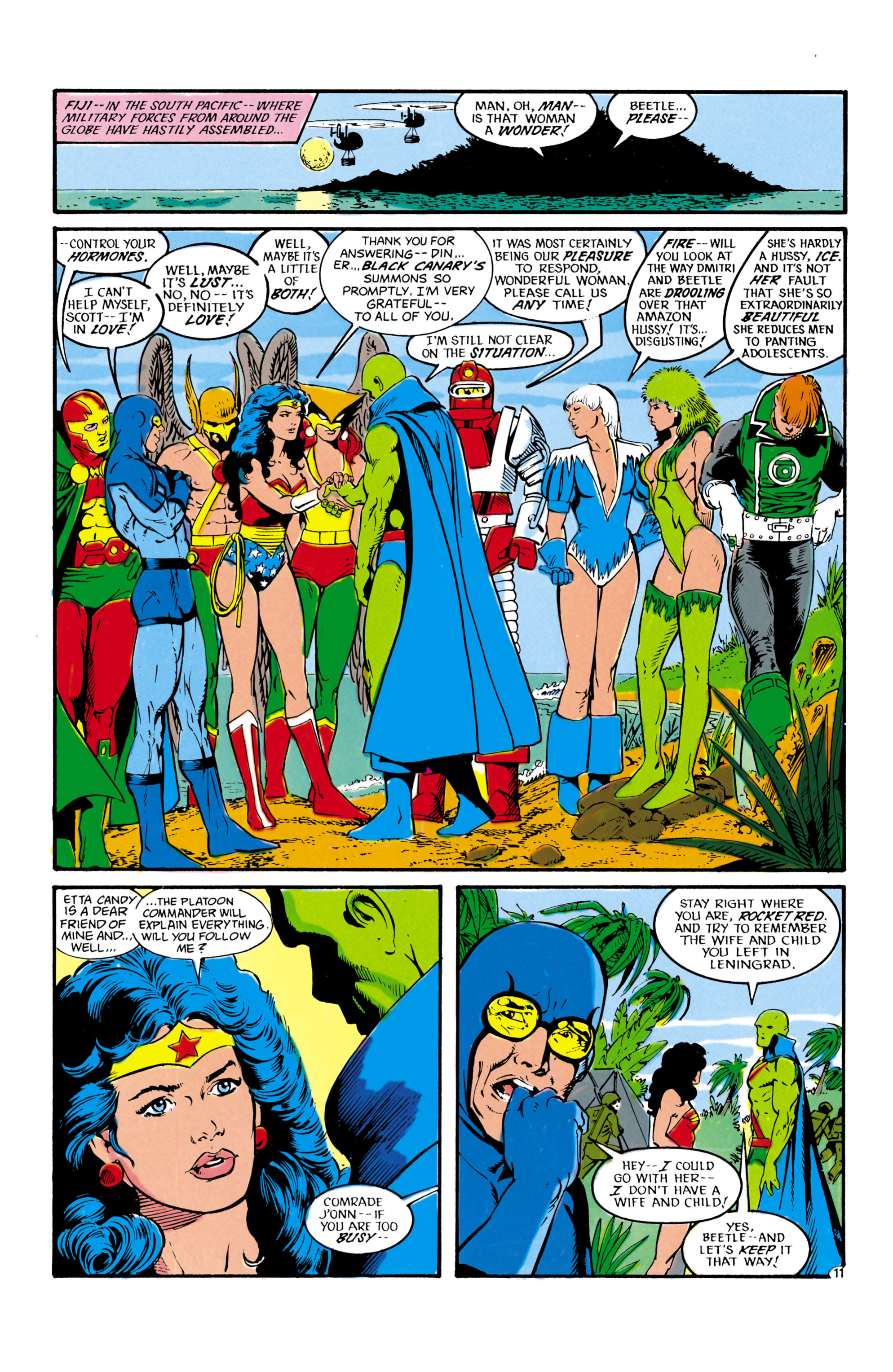 Read online Justice League International (1987) comic -  Issue #22 - 12