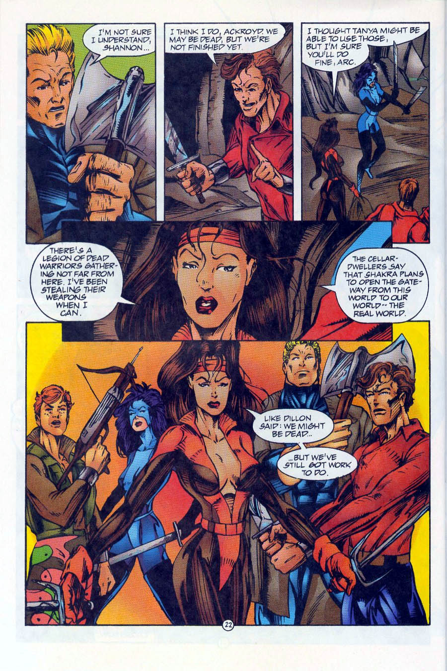 Read online Ex-Mutants comic -  Issue #16 - 22