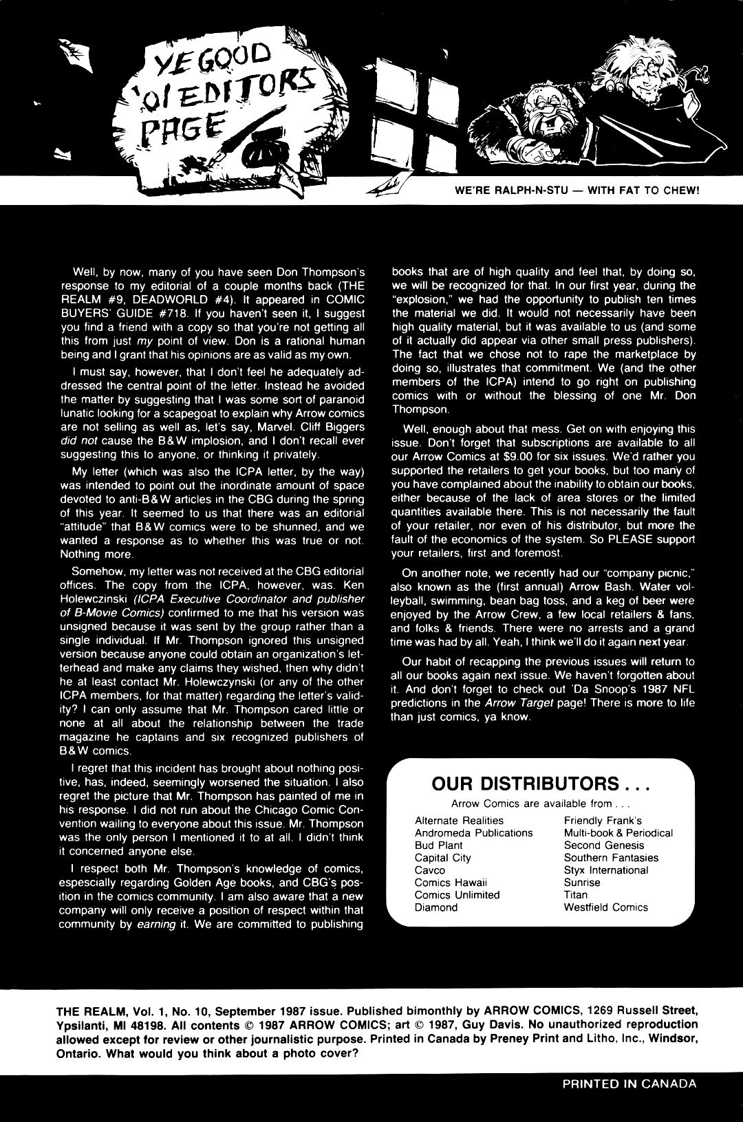 Read online The Realm (1986) comic -  Issue #10 - 2