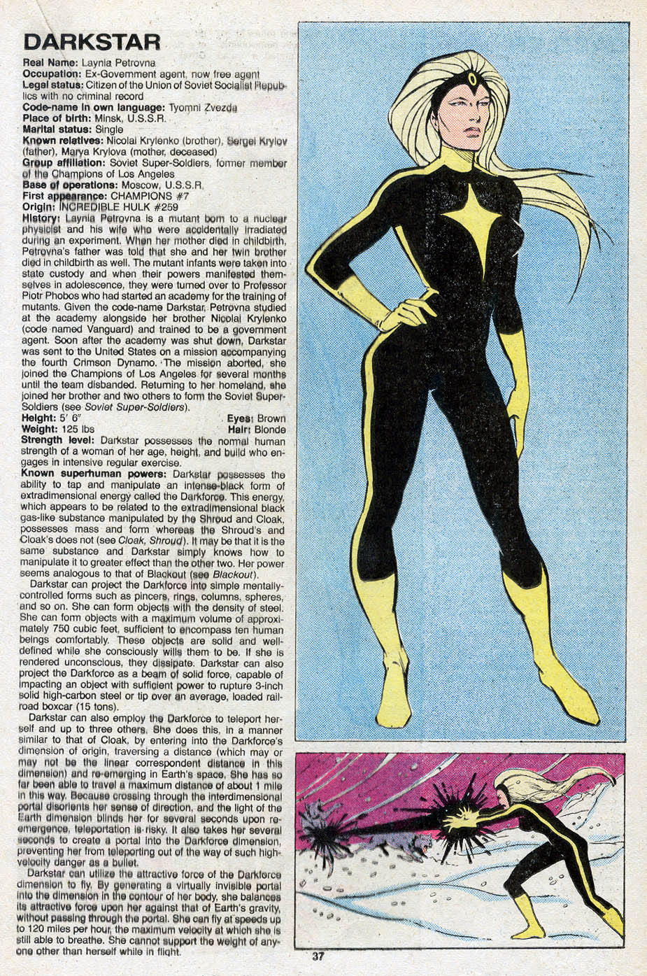 Read online The Official Handbook of the Marvel Universe Deluxe Edition comic -  Issue #3 - 39