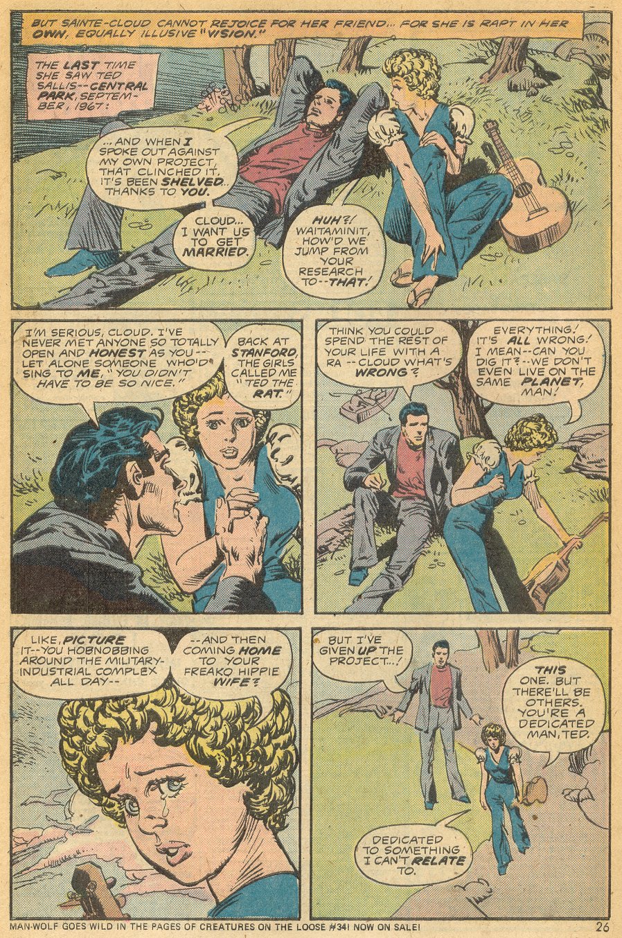Read online Man-Thing (1974) comic -  Issue #15 - 16