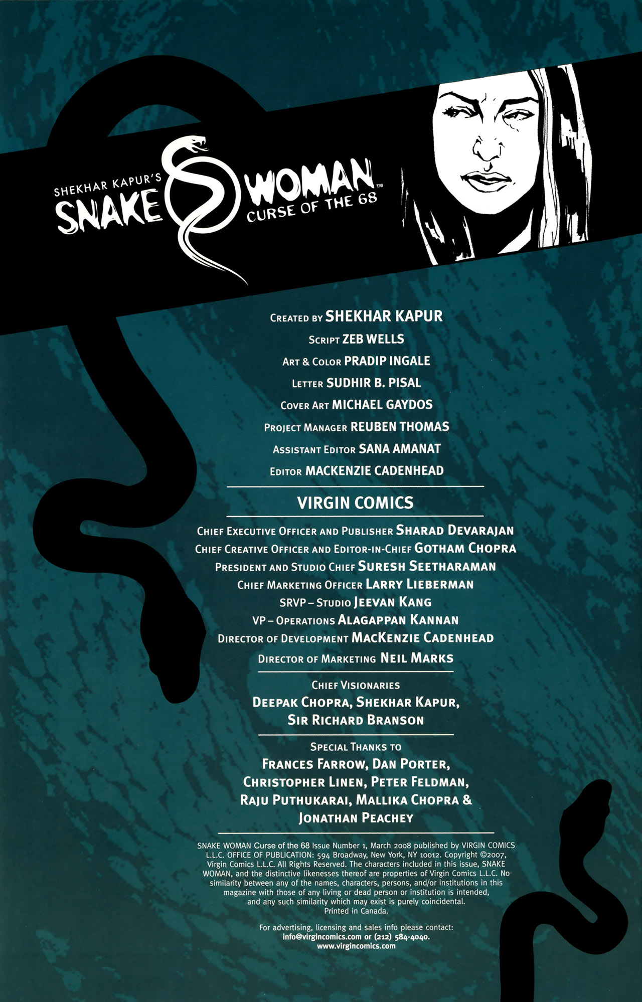 Read online Snake Woman Curse of the 68 comic -  Issue #1 - 2