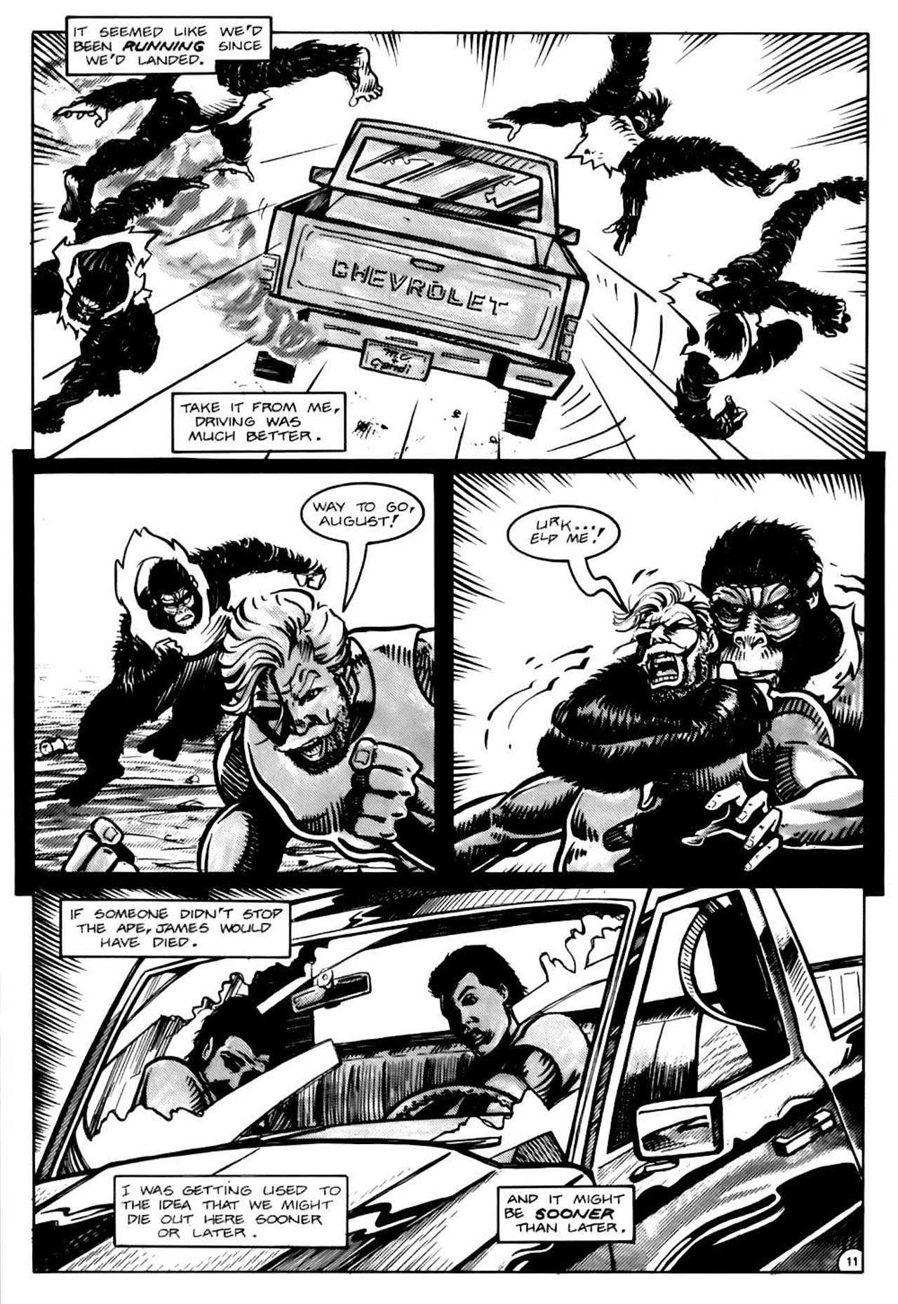 Read online Planet of the Apes (1990) comic -  Issue #15 - 13